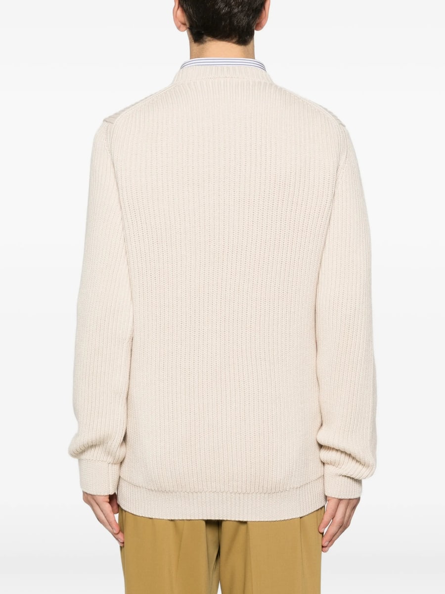 Fendi Fendi Logo-embroidered Sweater, view 4