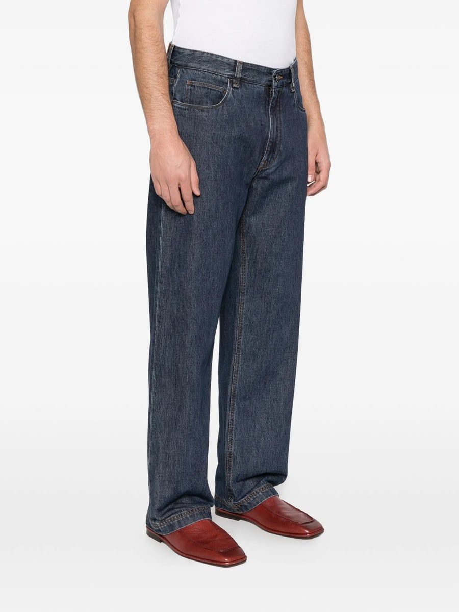 Fendi Fendi Padded Straight Bootcut Jeans, view 4