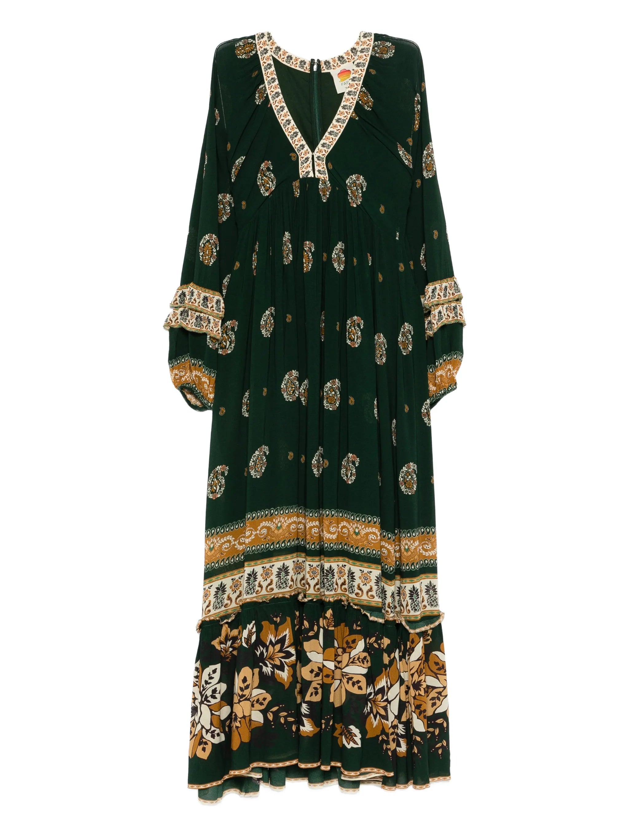 Farm Rio Farm Rio Ayla Floral-print Maxi Dress