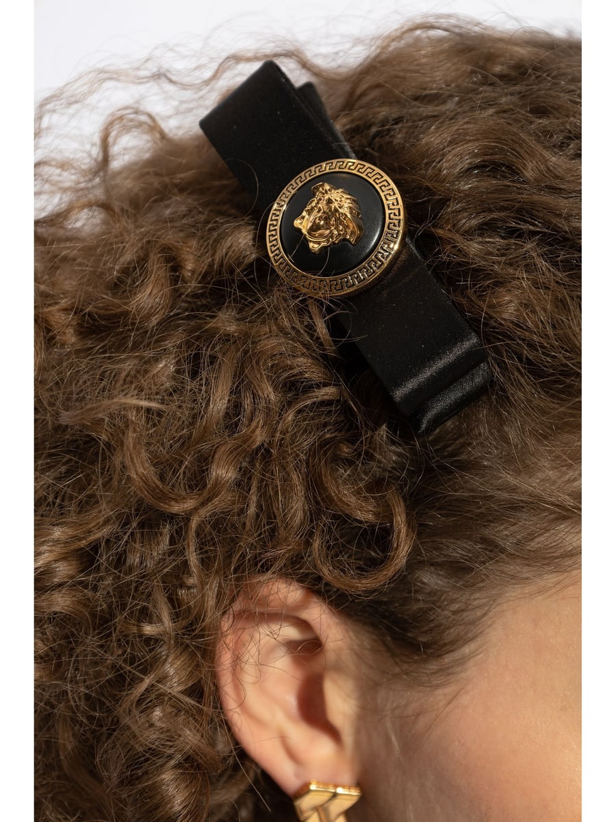 Versace Versace Gianni Ribbon Hair Clip, view 2