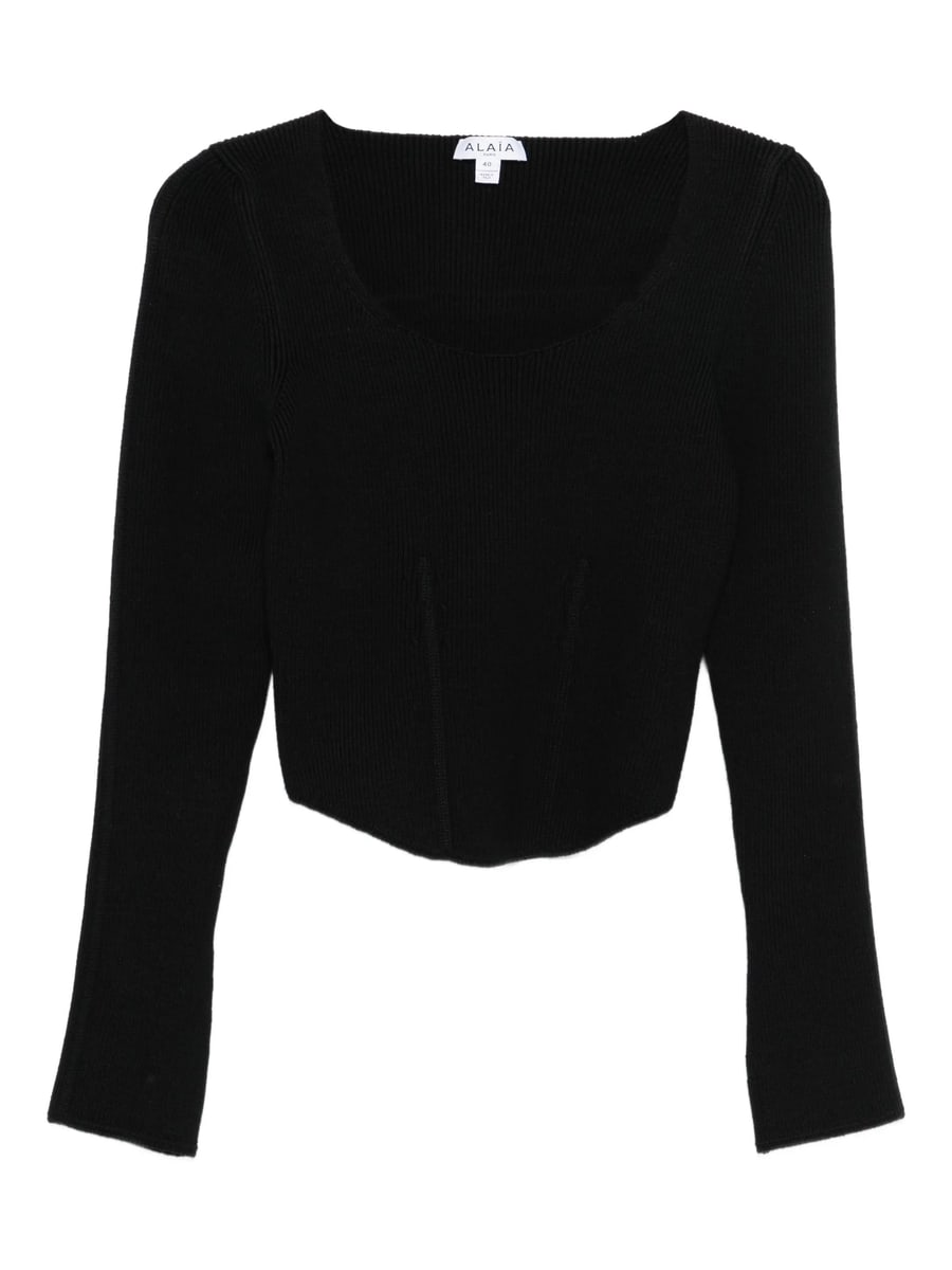 Alaïa Alaïa Square-neck Sweater