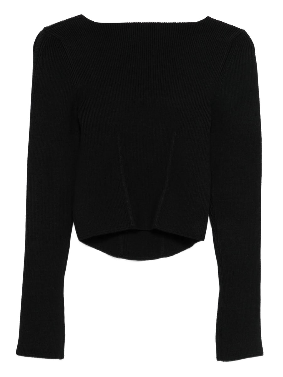Alaïa Alaïa Square-neck Sweater, view 2
