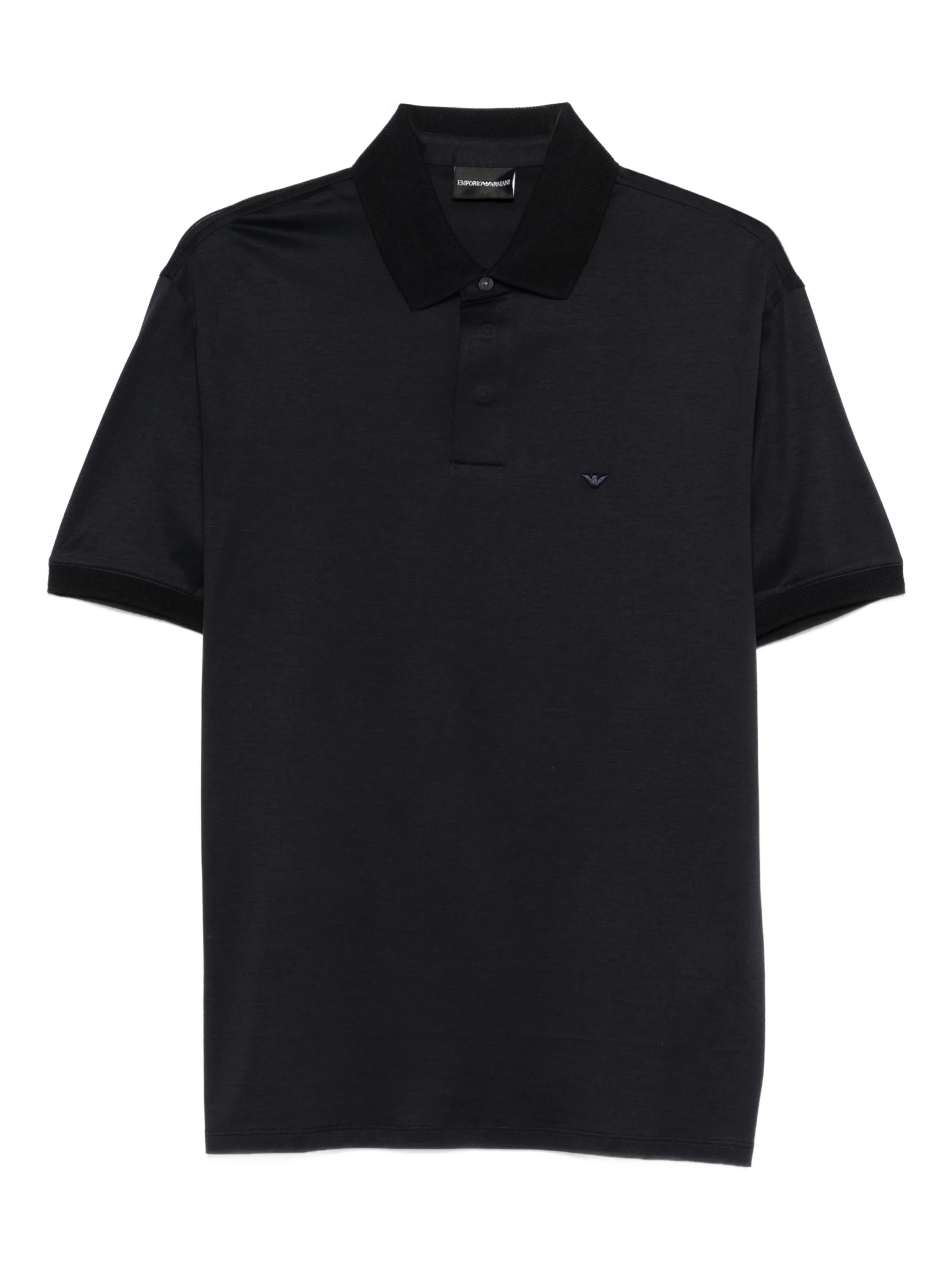 Emporio Armani Emporio Armani Logo-embroidered Polo Shirt