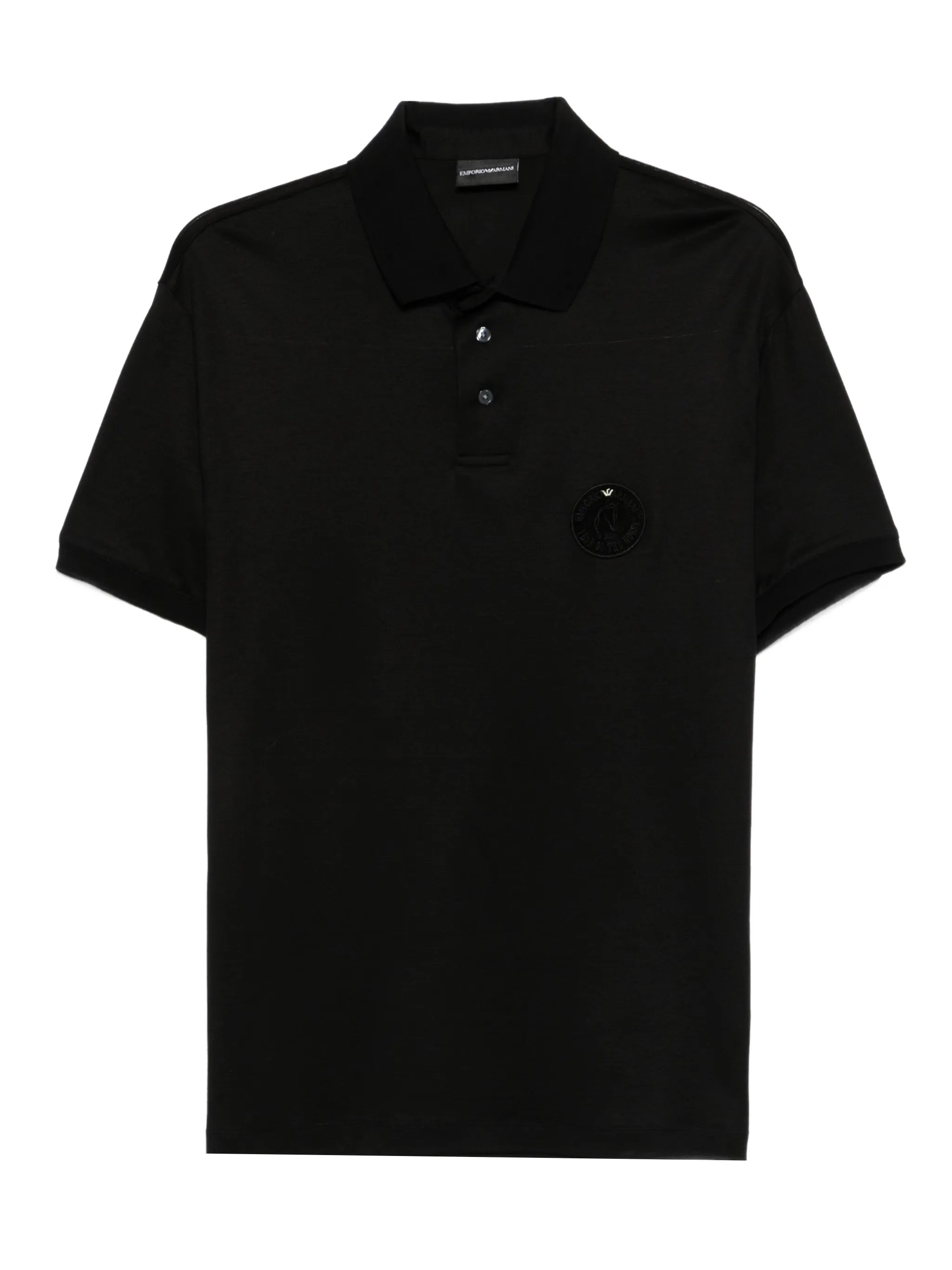 Emporio Armani Emporio Armani Logo-patch Polo Shirt