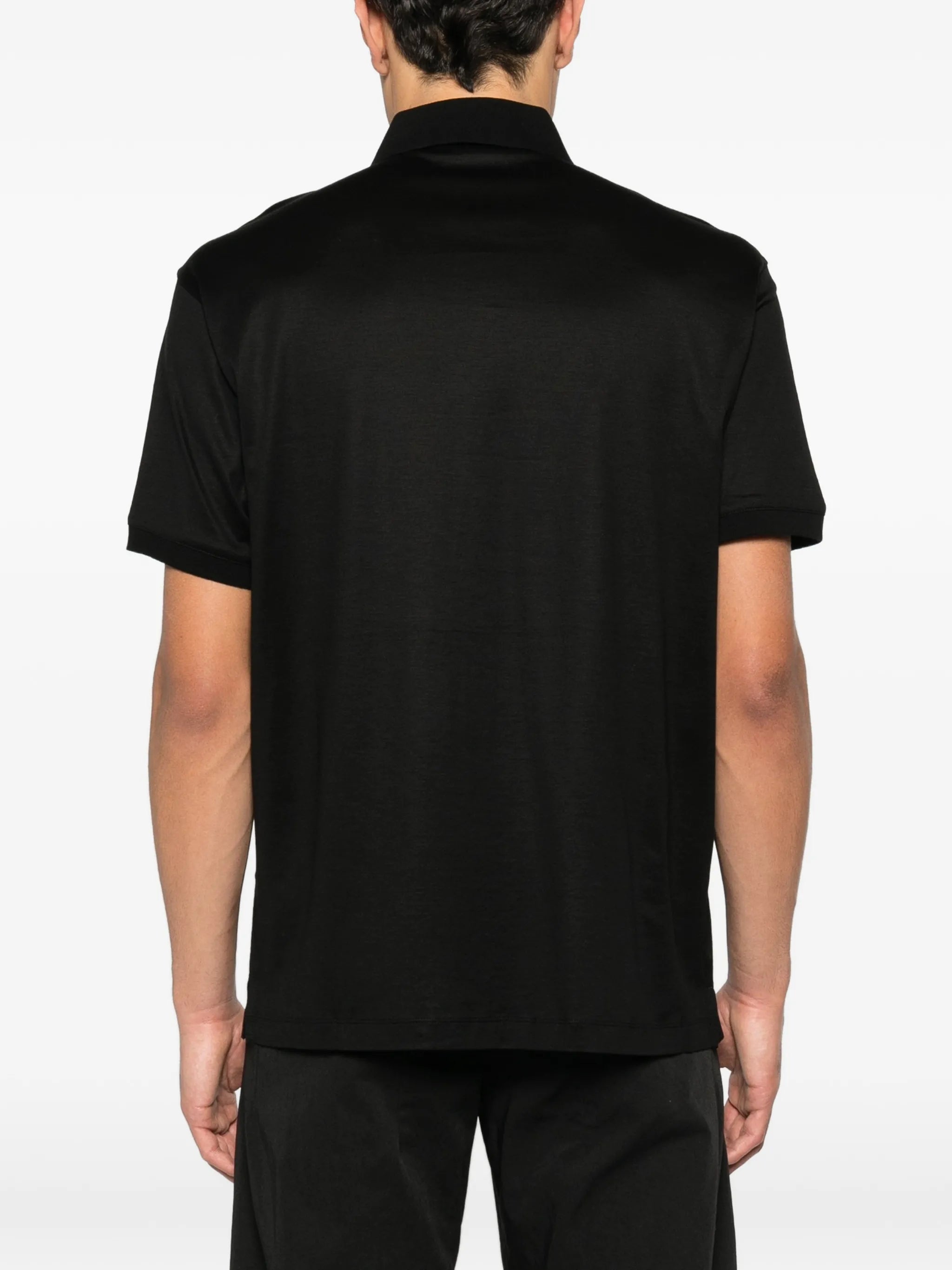 Emporio Armani Emporio Armani Logo-patch Polo Shirt, view 2