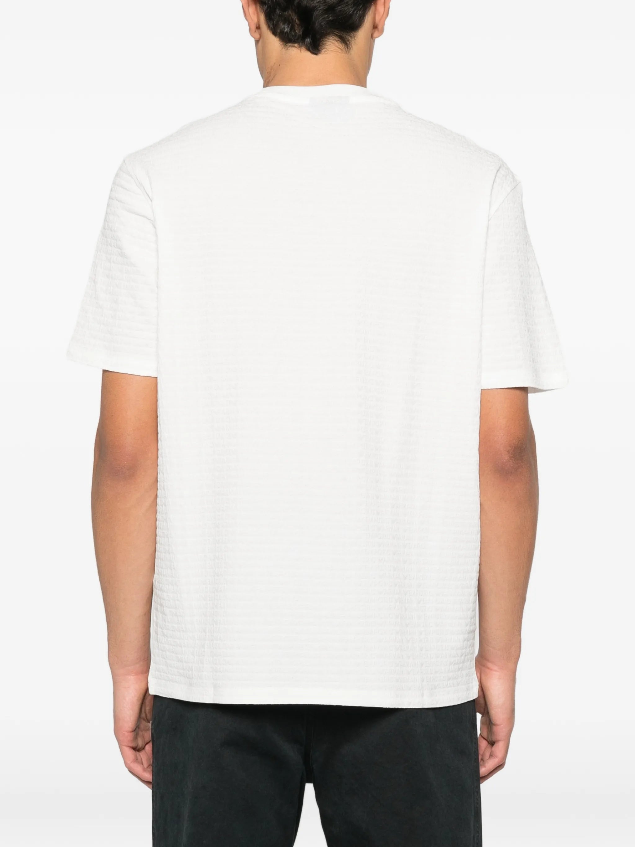 Emporio Armani Emporio Armani Logo-pattern T-shirt, view 2