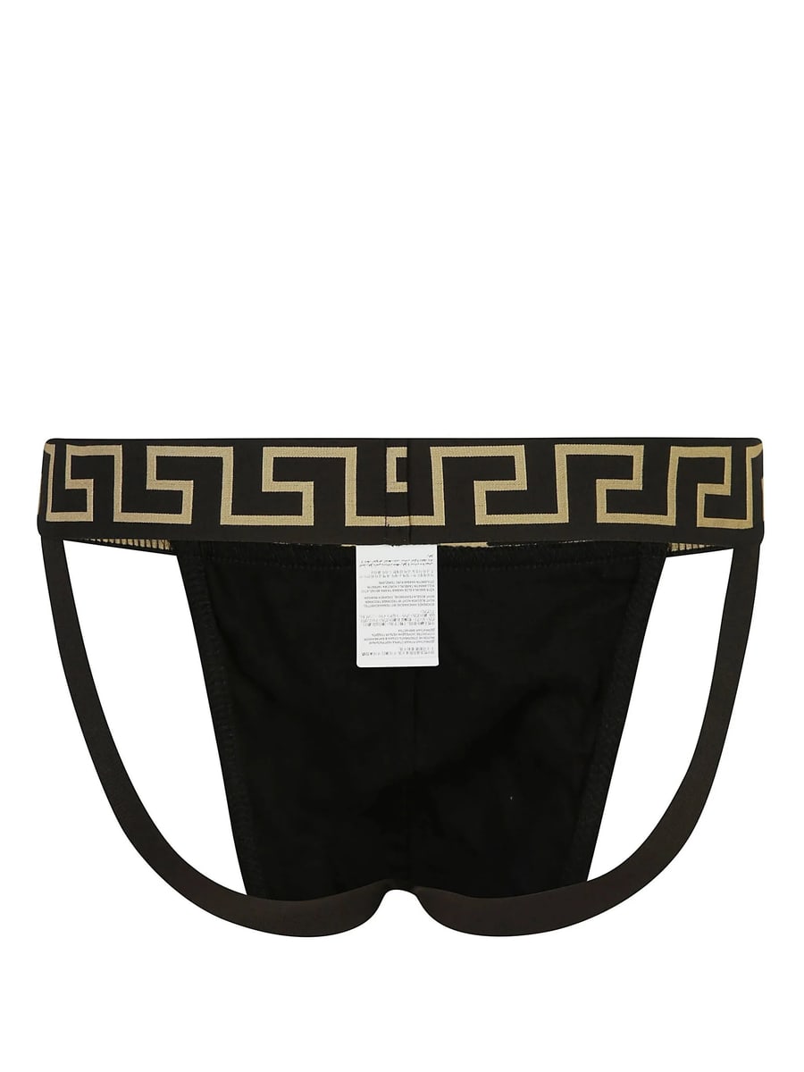 Versace Underwear Versace Underwear Greca Border Jockstrap, view 3