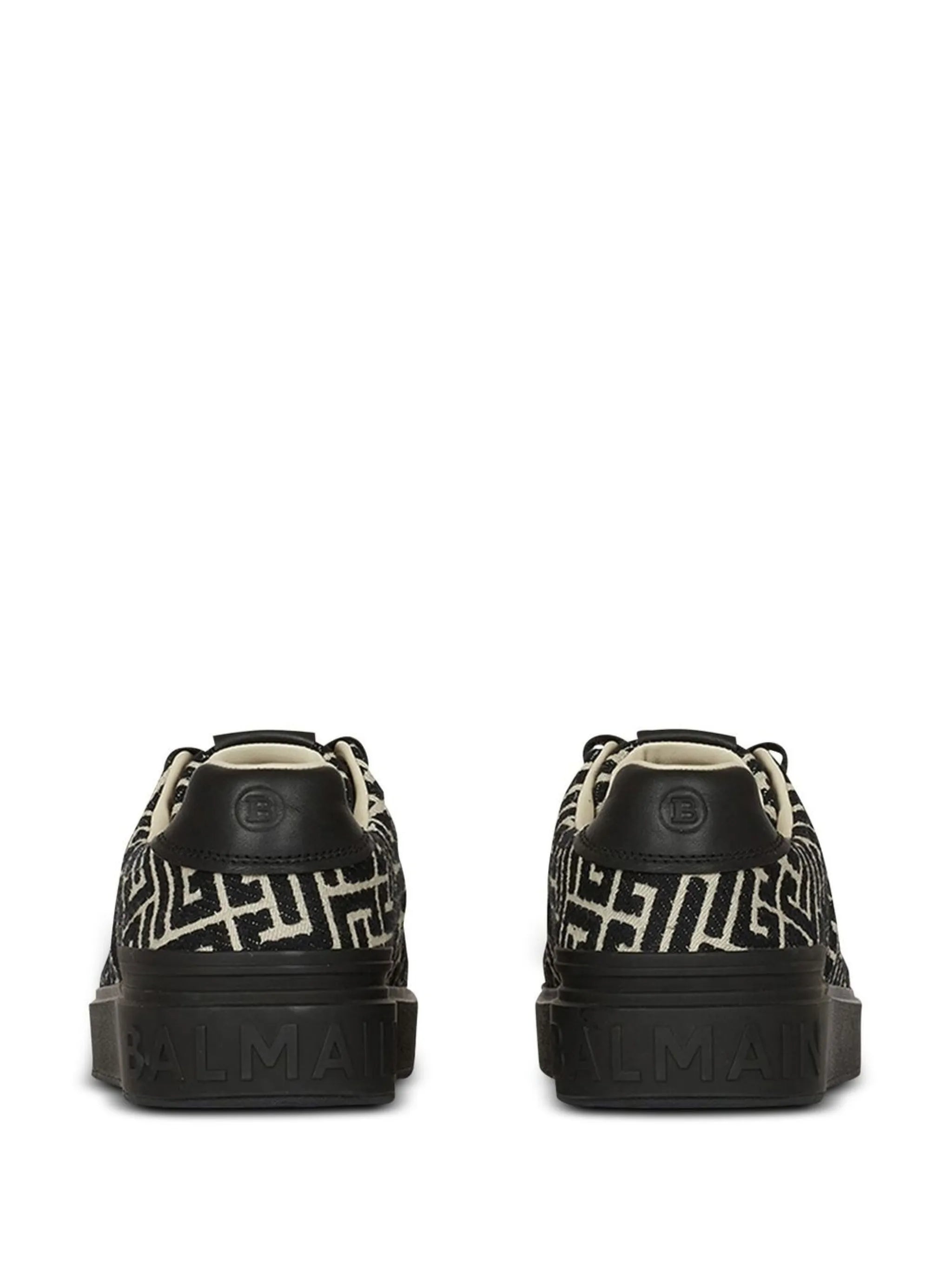 Balmain Balmain B-Court Monogram Sneakers, view 2