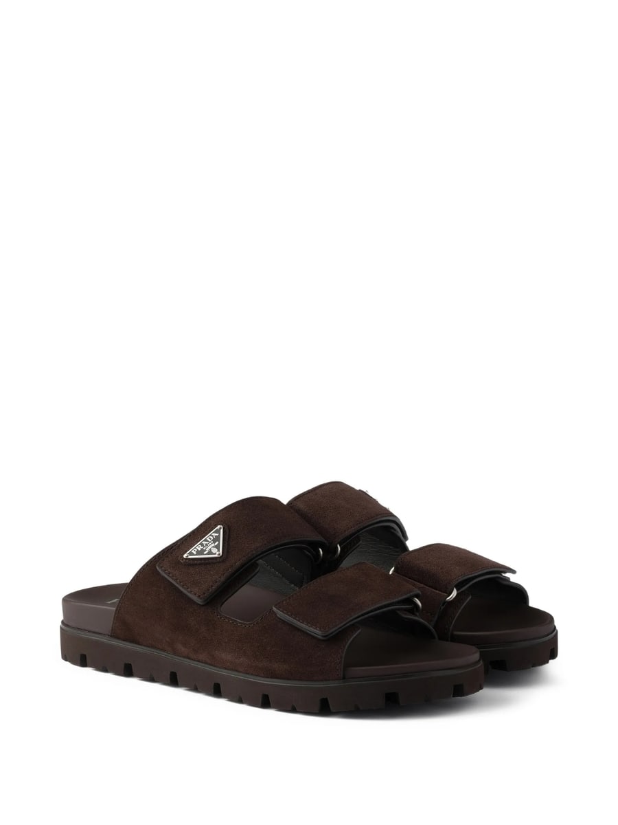 Prada Prada Suede Band Sandals
