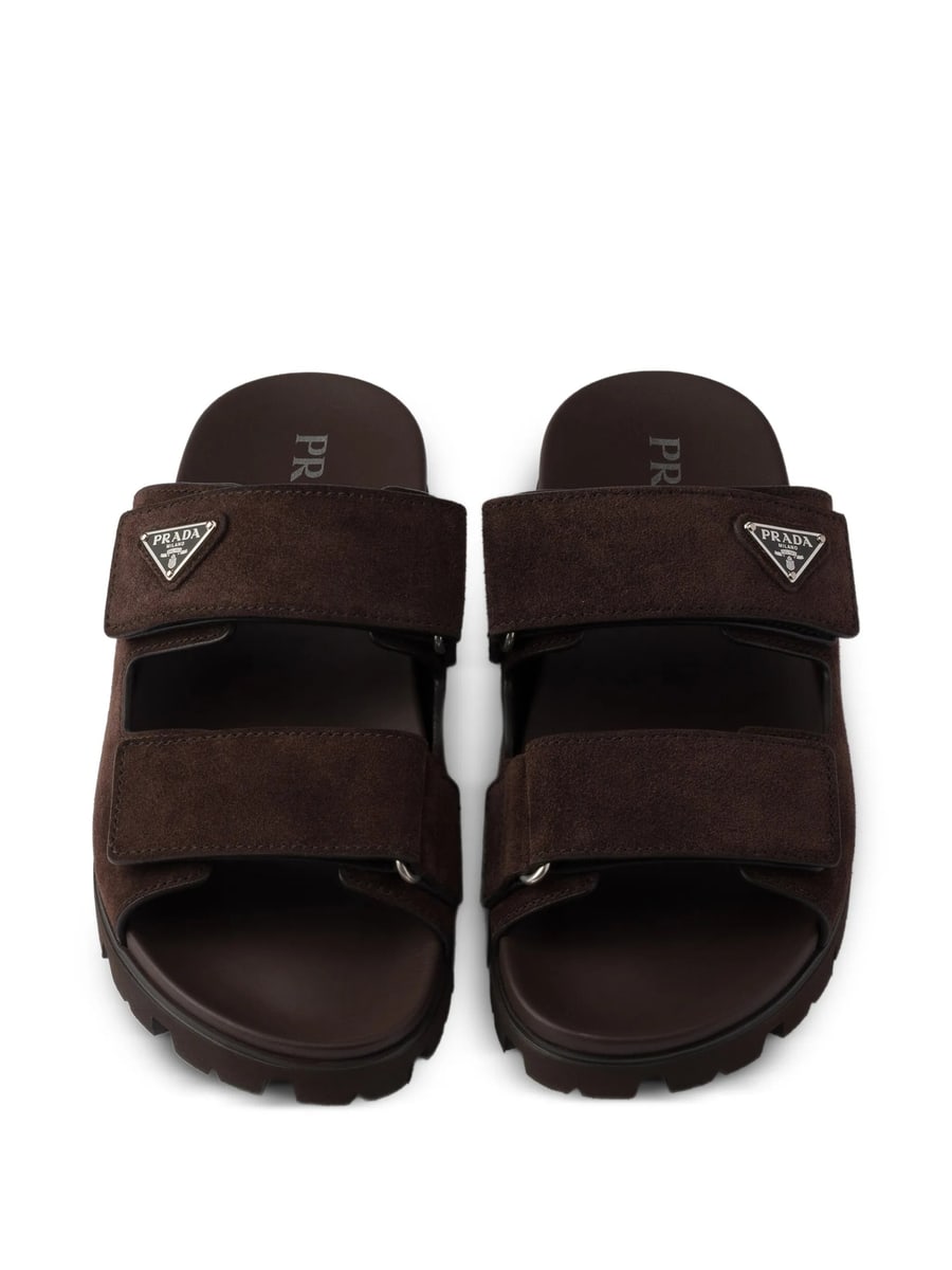 Prada Prada Suede Band Sandals, view 5