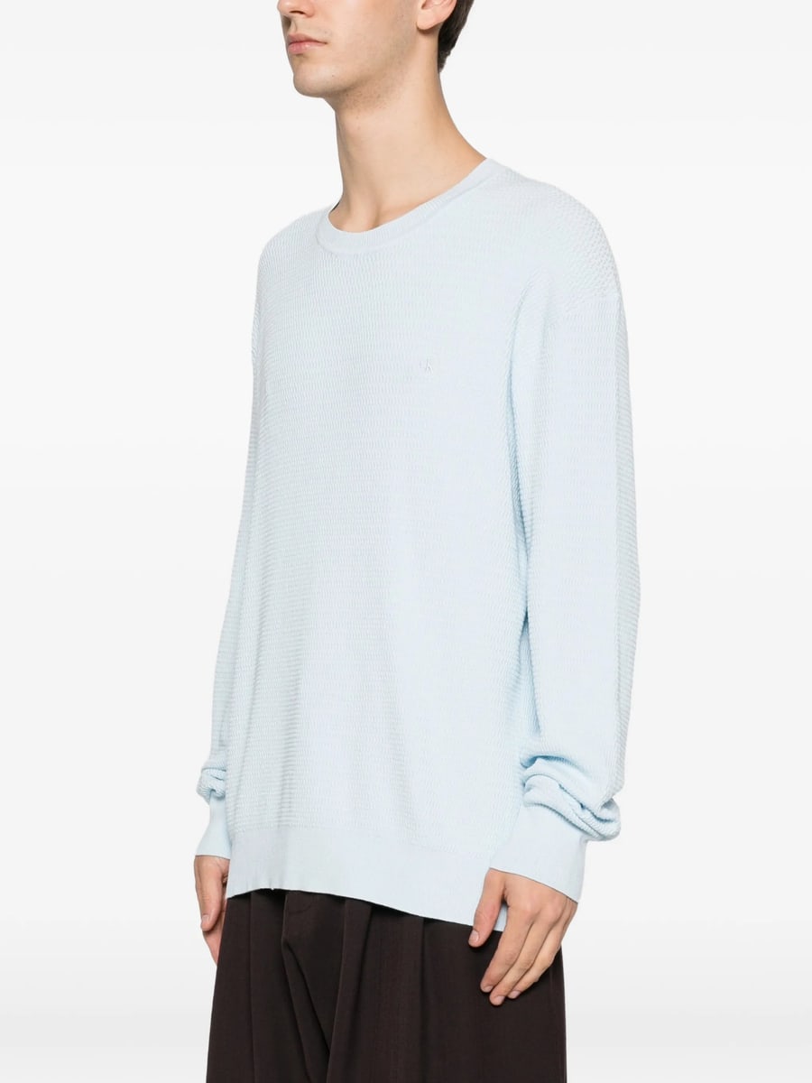Calvin Klein Calvin Klein Crew-neck Textured Sweater, view 4