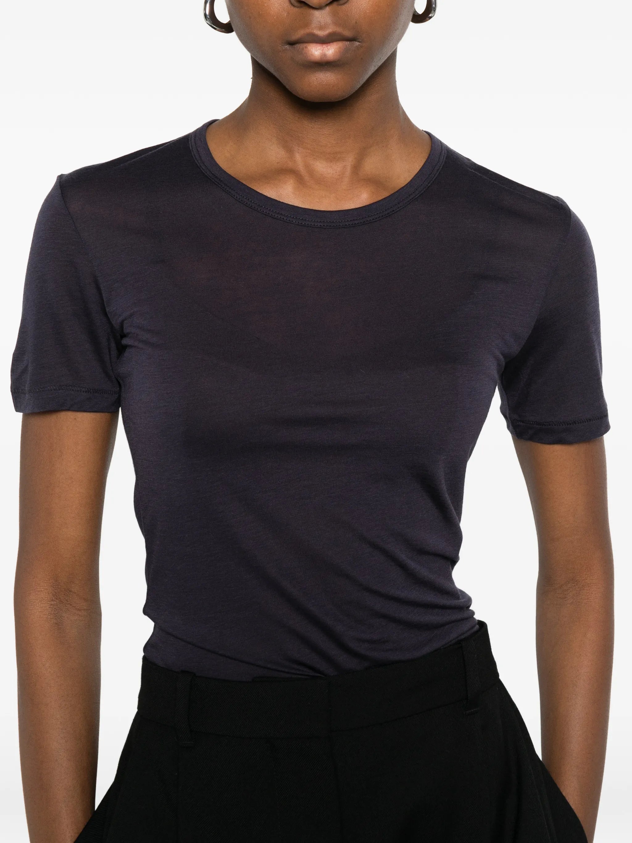 Anine Bing Anine Bing Sylvie Crew-neck Short-sleeve T-shirt, view 2