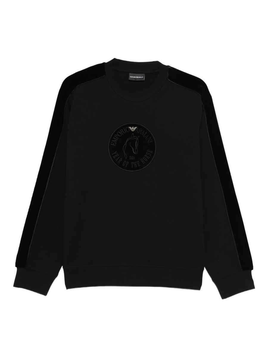 Emporio Armani Emporio Armani Logo-patch Sweatshirt
