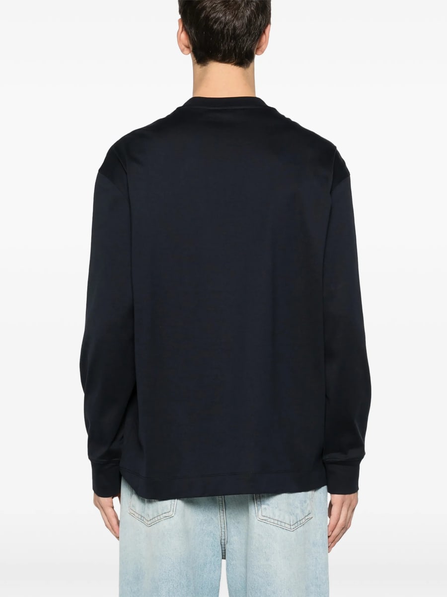 Emporio Armani Emporio Armani Logo-patch Sweatshirt, view 5