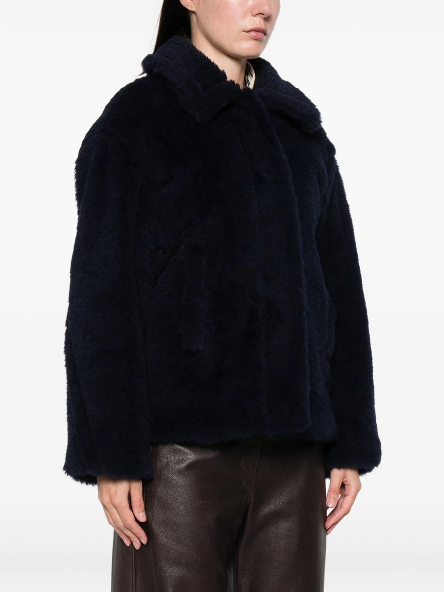 Max Mara Max Mara Fuggito Teddy-textured Jacket, view 2