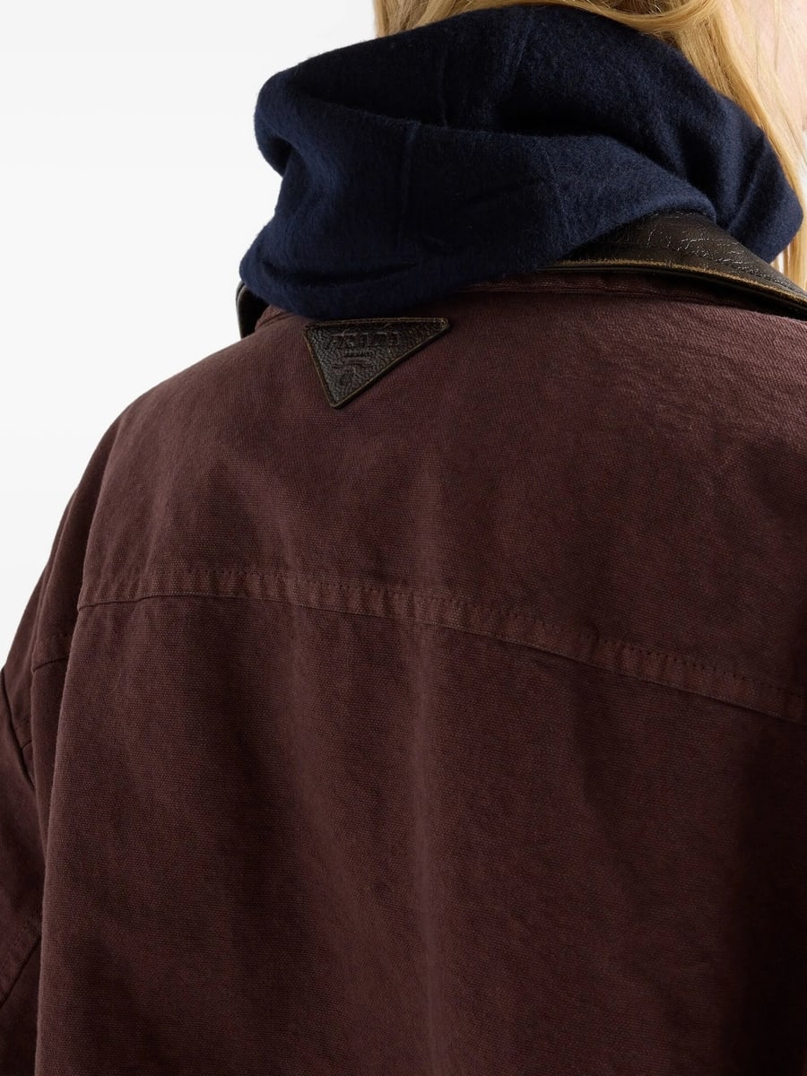 Prada Prada Triangle-logo Jacket, view 2