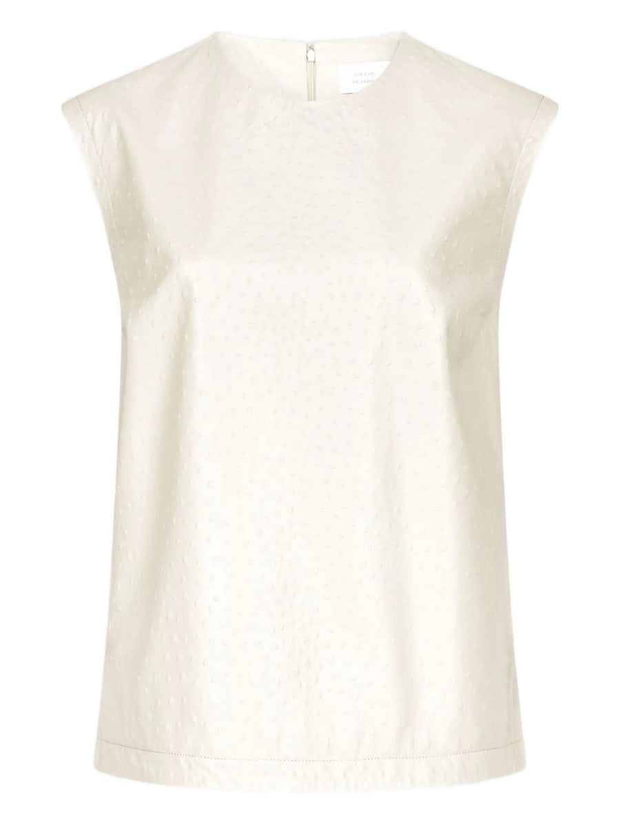 Lou Lou De Saison Lou Lou De Saison Fiza Ostrich-effect Zip Top