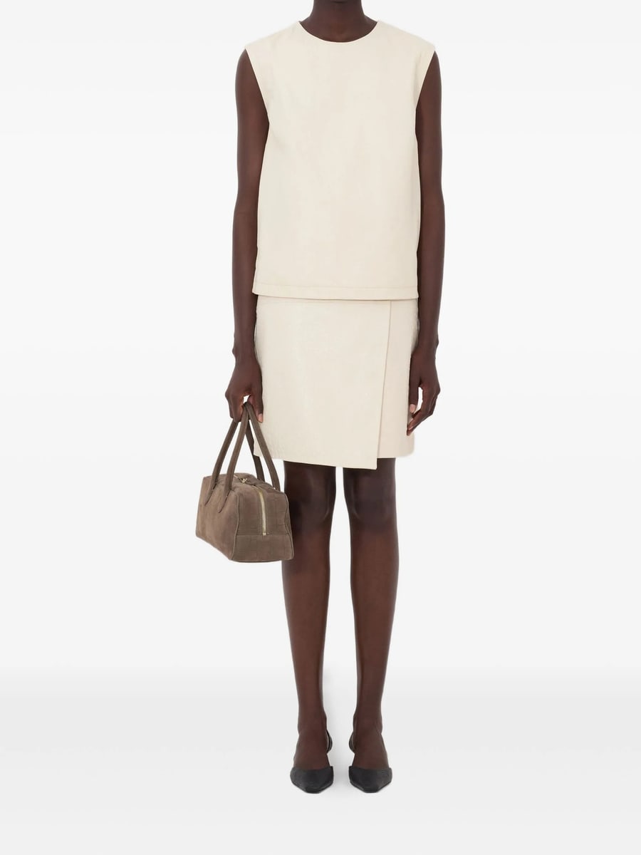 Lou Lou De Saison Lou Lou De Saison Fiza Ostrich-effect Zip Top, view 3