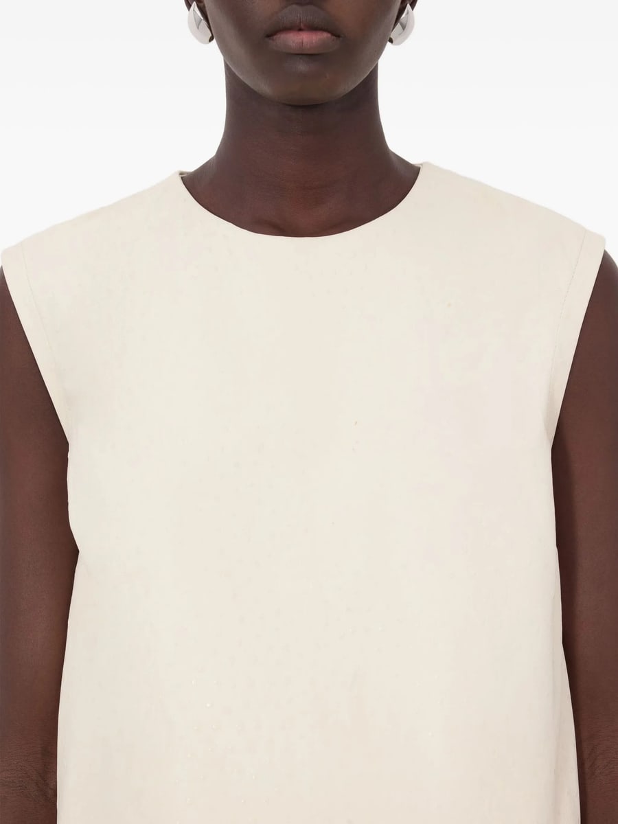 Lou Lou De Saison Lou Lou De Saison Fiza Ostrich-effect Zip Top, view 4