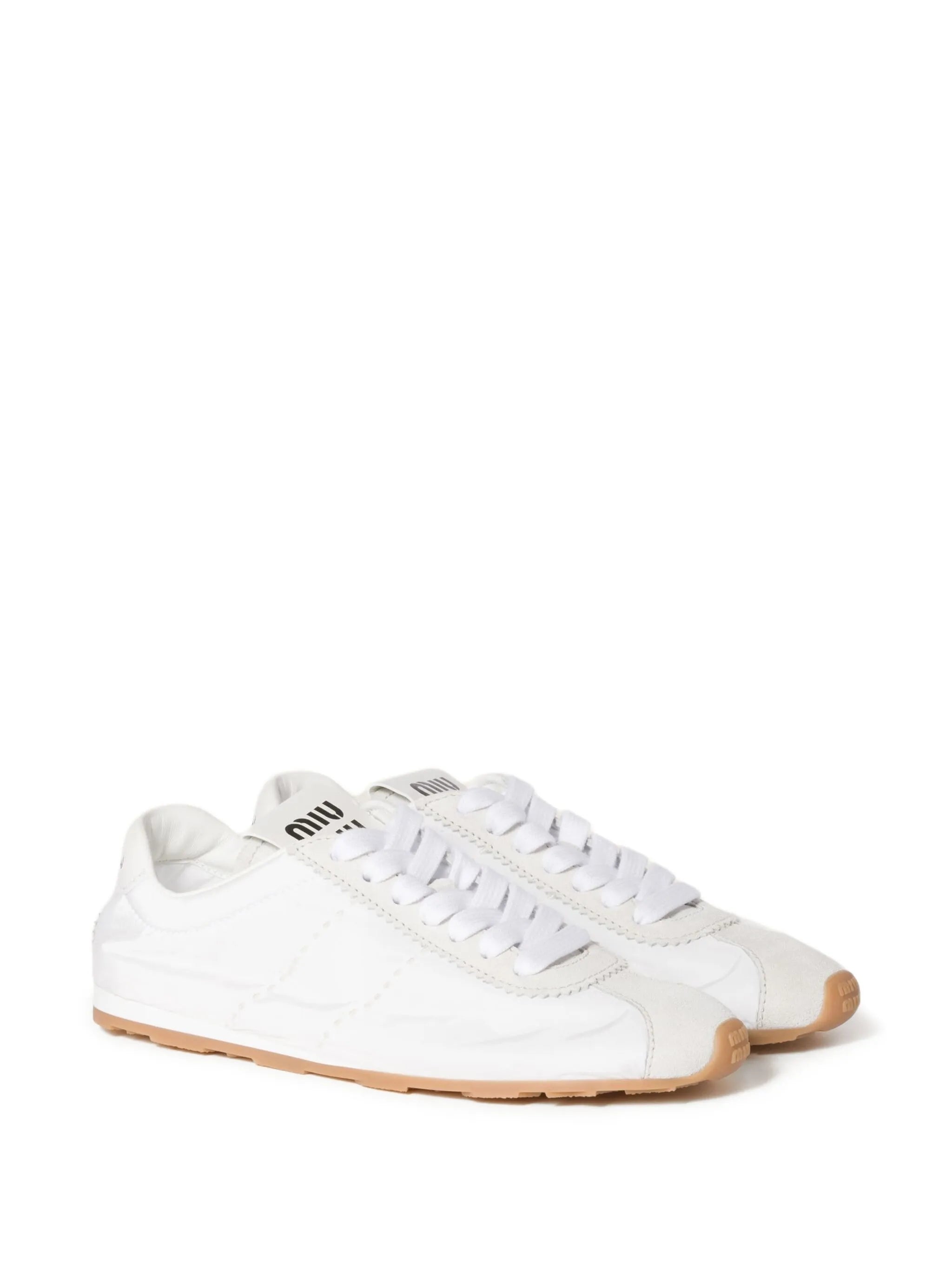 Miu Miu Miu Miu Plume Lace-up Sneakers, view 2