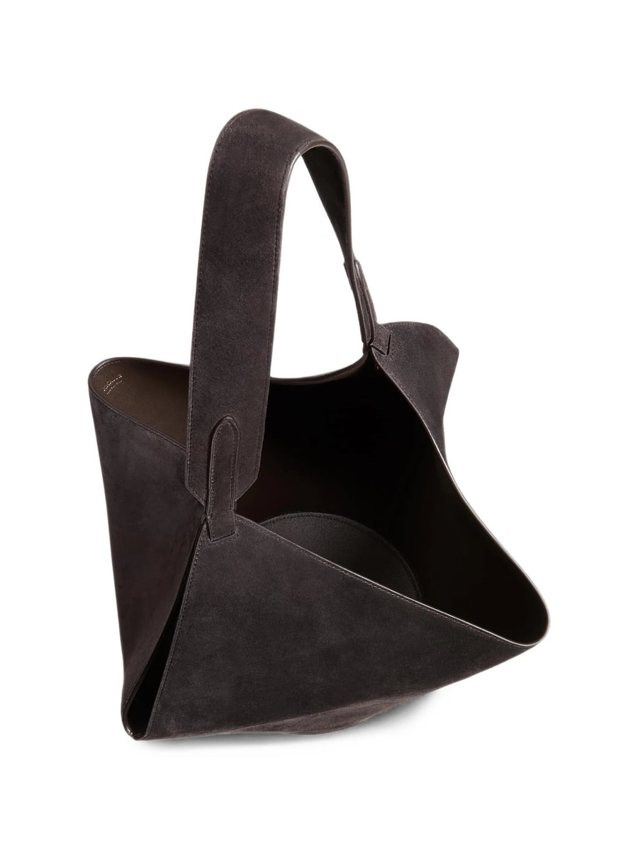 Khaite Khaite Suede Shoulder Bag, view 3