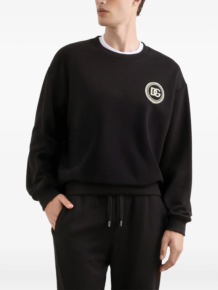 Dolce & Gabbana Dolce & Gabbana Logo Patch Sweatshirt, view 5