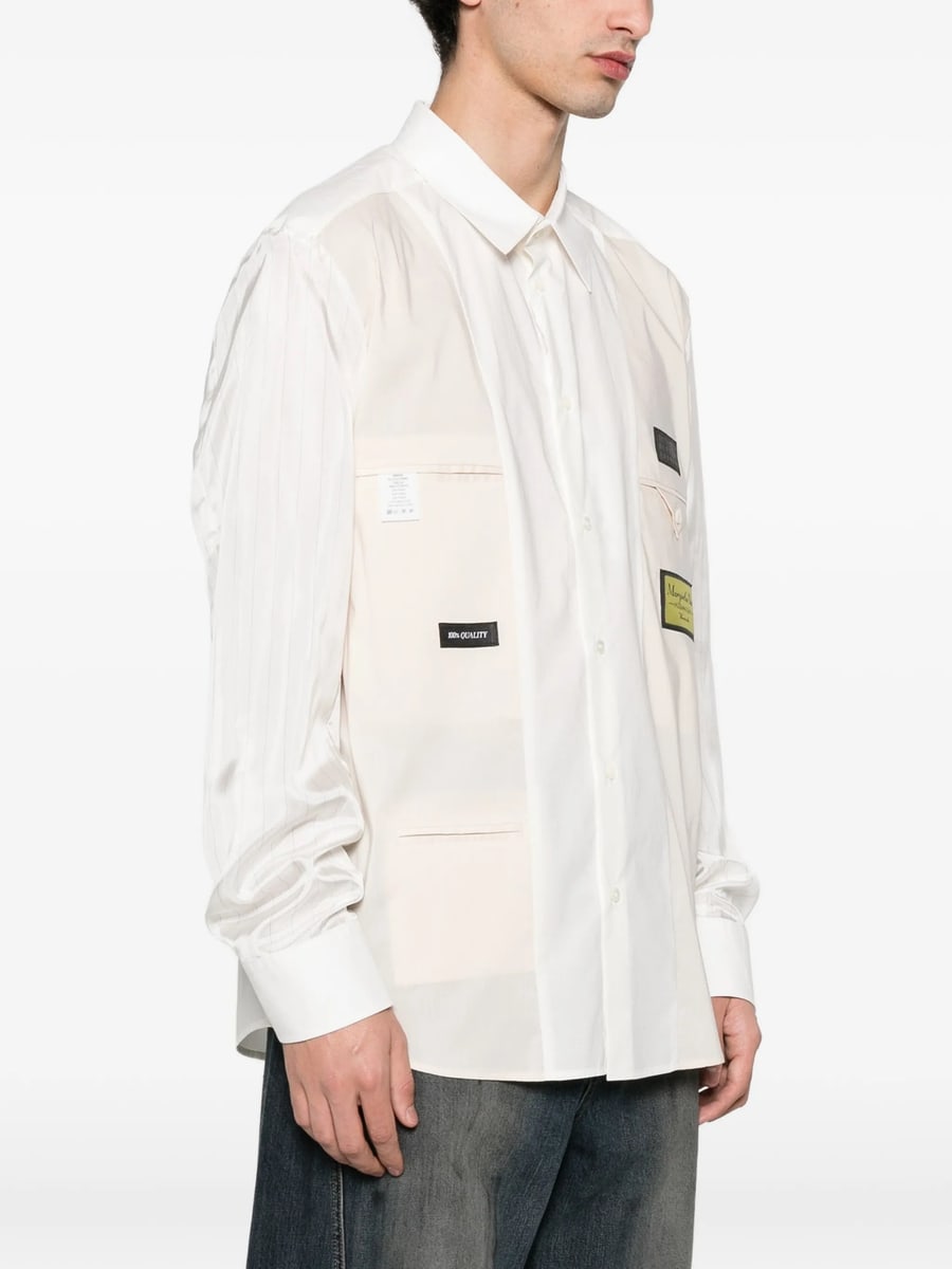 MM6 Maison Margiela Mm6 Maison Margiela Logo-patch Shirt, view 3