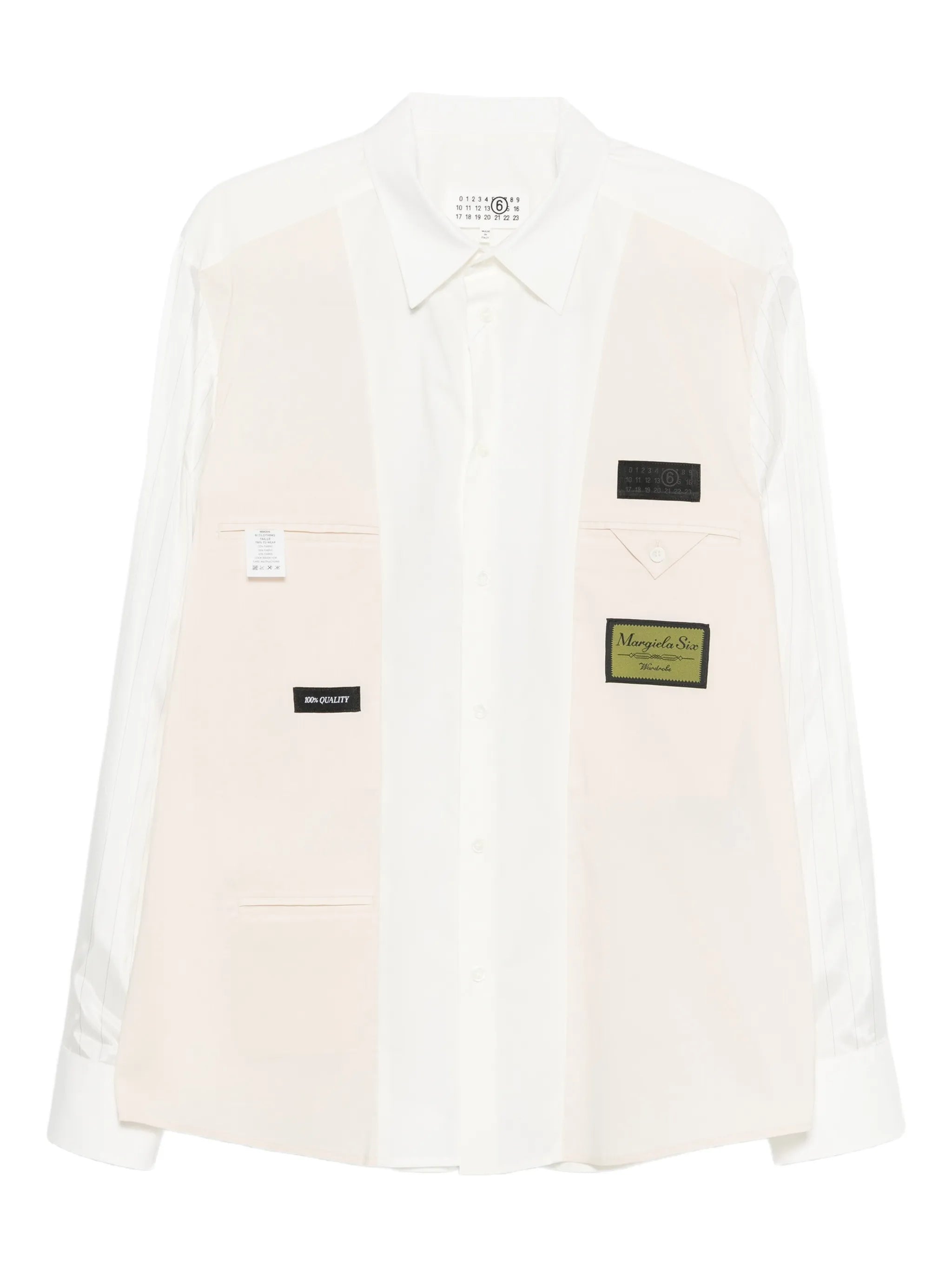 MM6 Maison Margiela Mm6 Maison Margiela Logo-patch Shirt