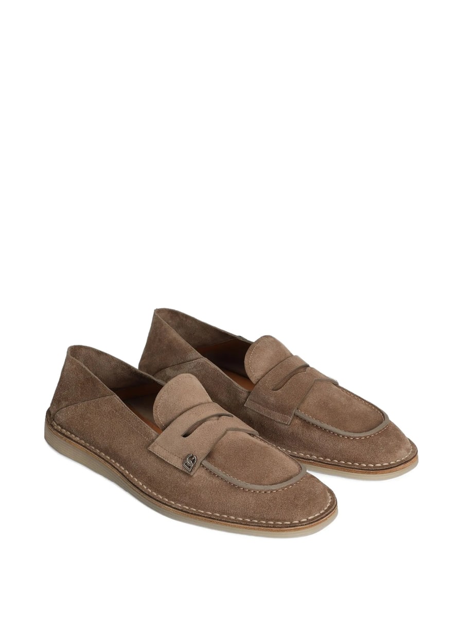 Dolce & Gabbana Dolce & Gabbana Reversed Calfskin Slippers, view 2