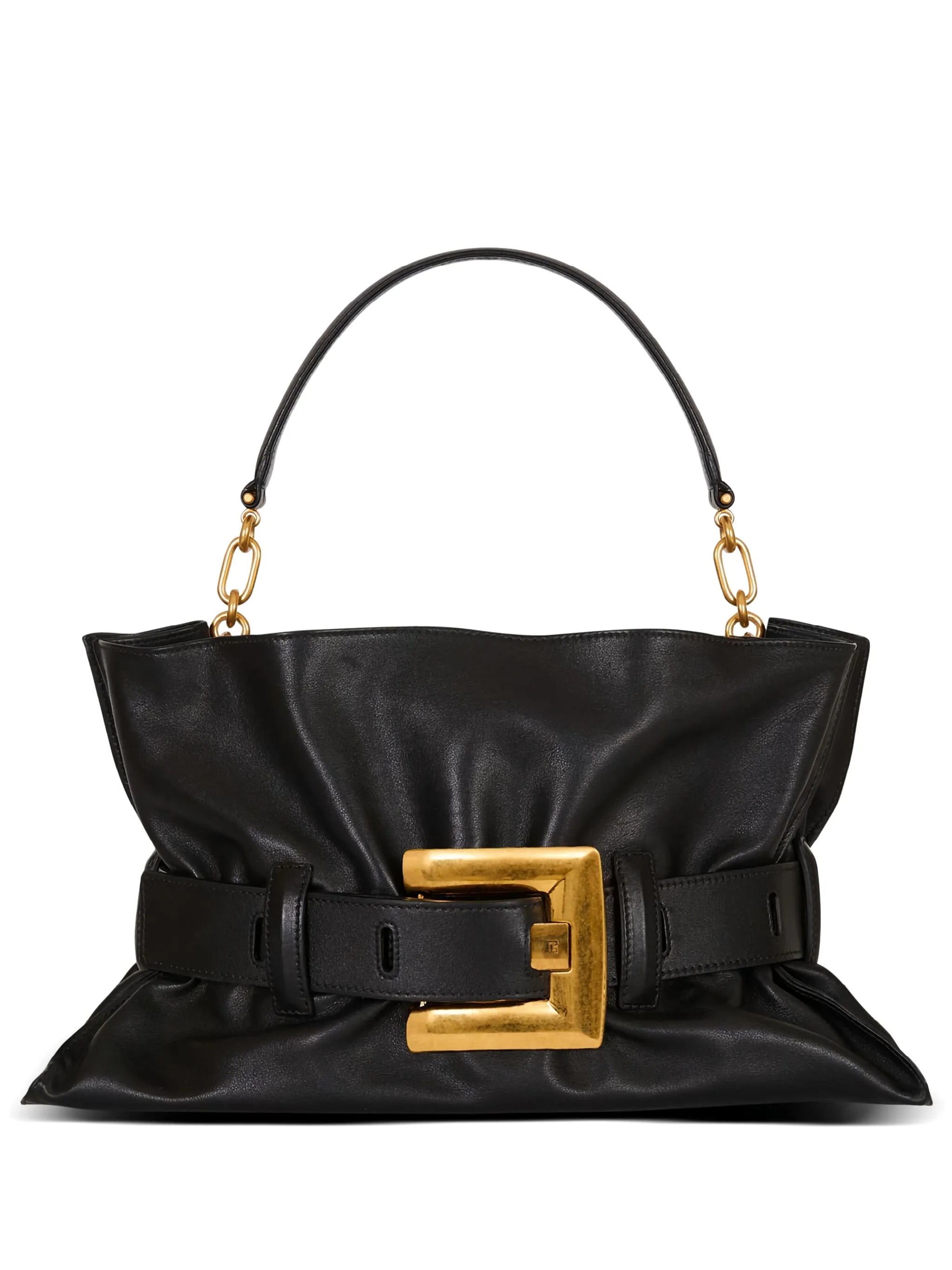 Balmain Balmain Medium Anthem Buckled Shoulder Bag