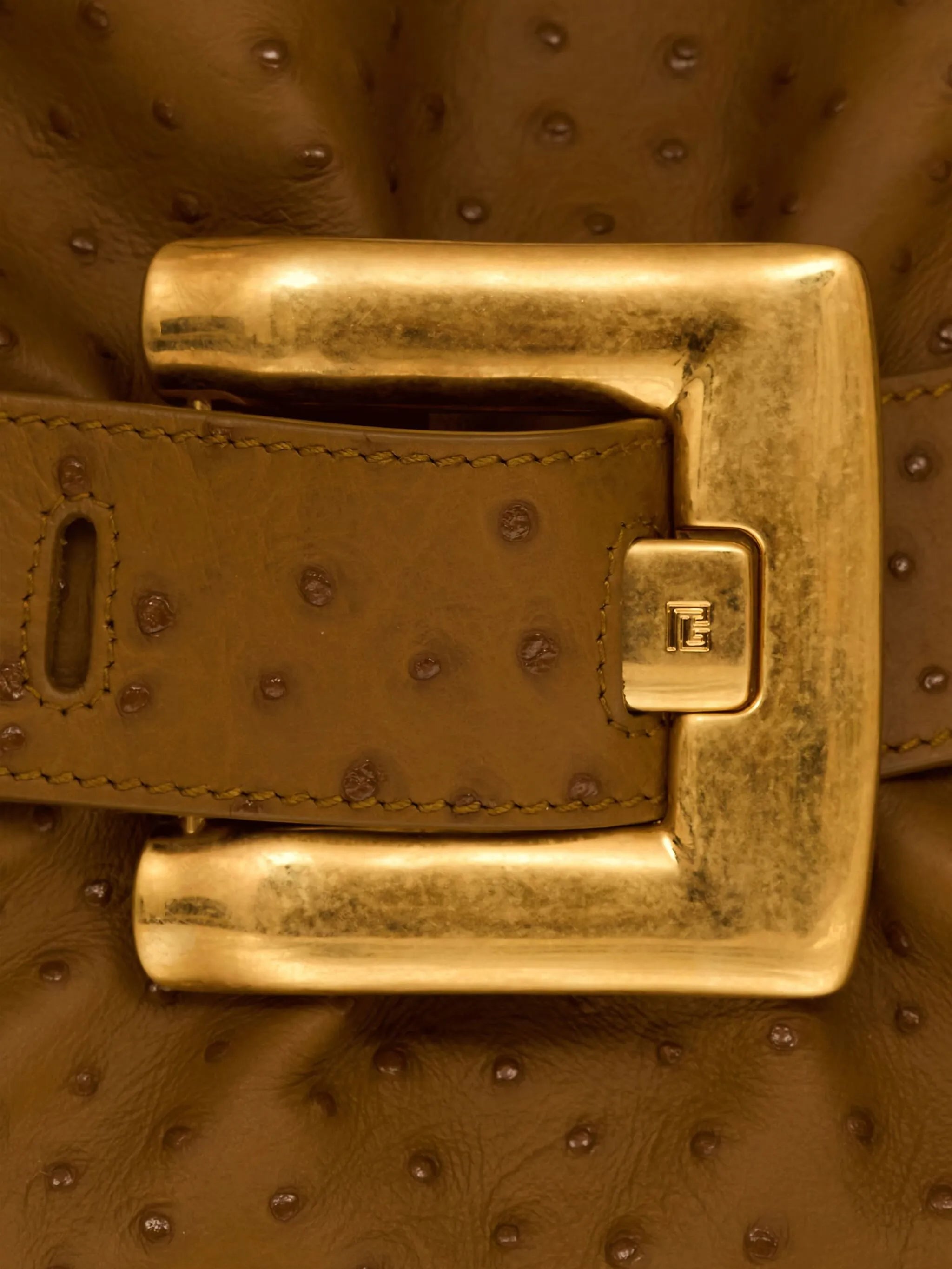 Balmain Balmain Medium Anthem Bag In Embossed Calfskin, view 2