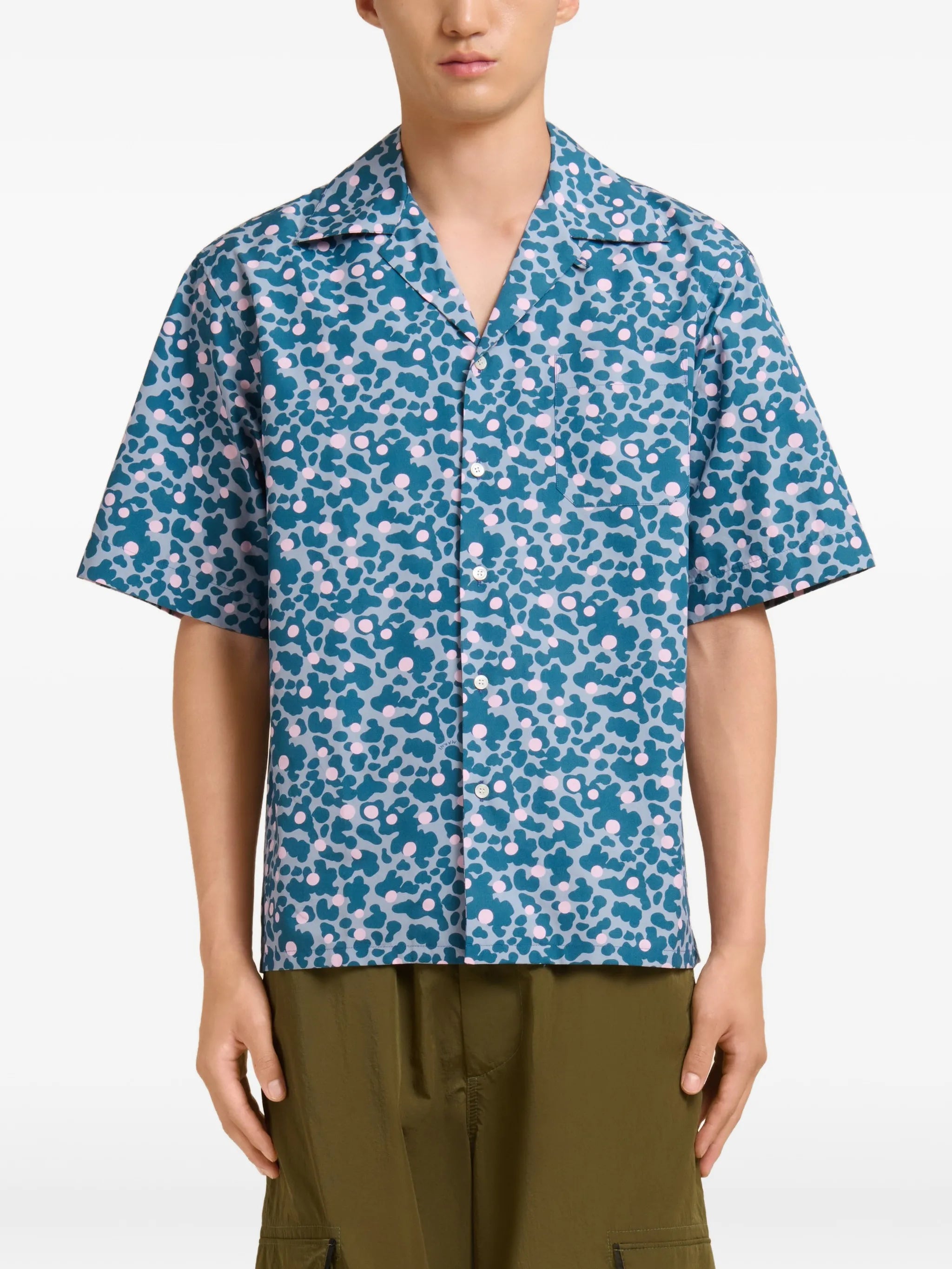 Marni Marni Short-sleeve Pocket Shirt, view 2