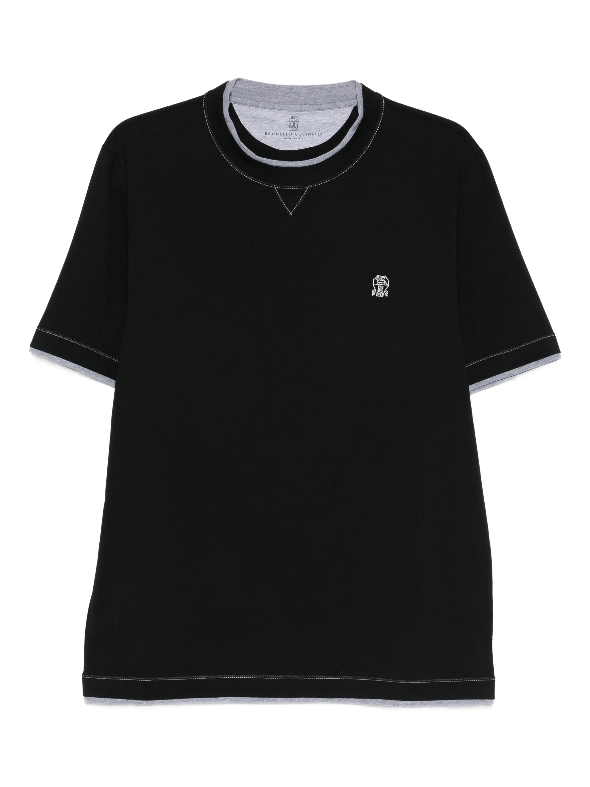 Brunello Cucinelli Brunello Cucinelli Embroidered-logo T-shirt