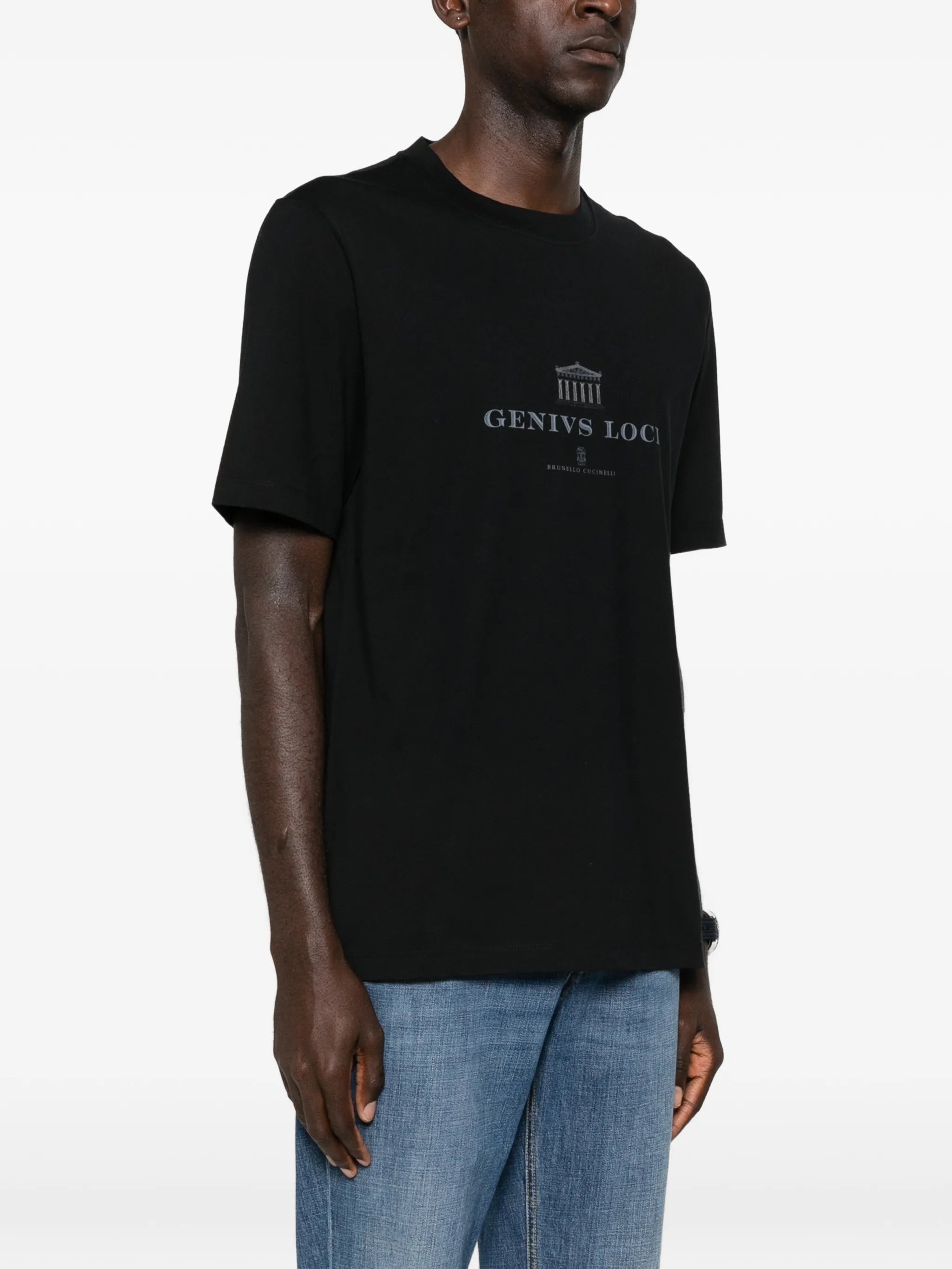 Brunello Cucinelli Brunello Cucinelli Graphic T-shirt, view 2