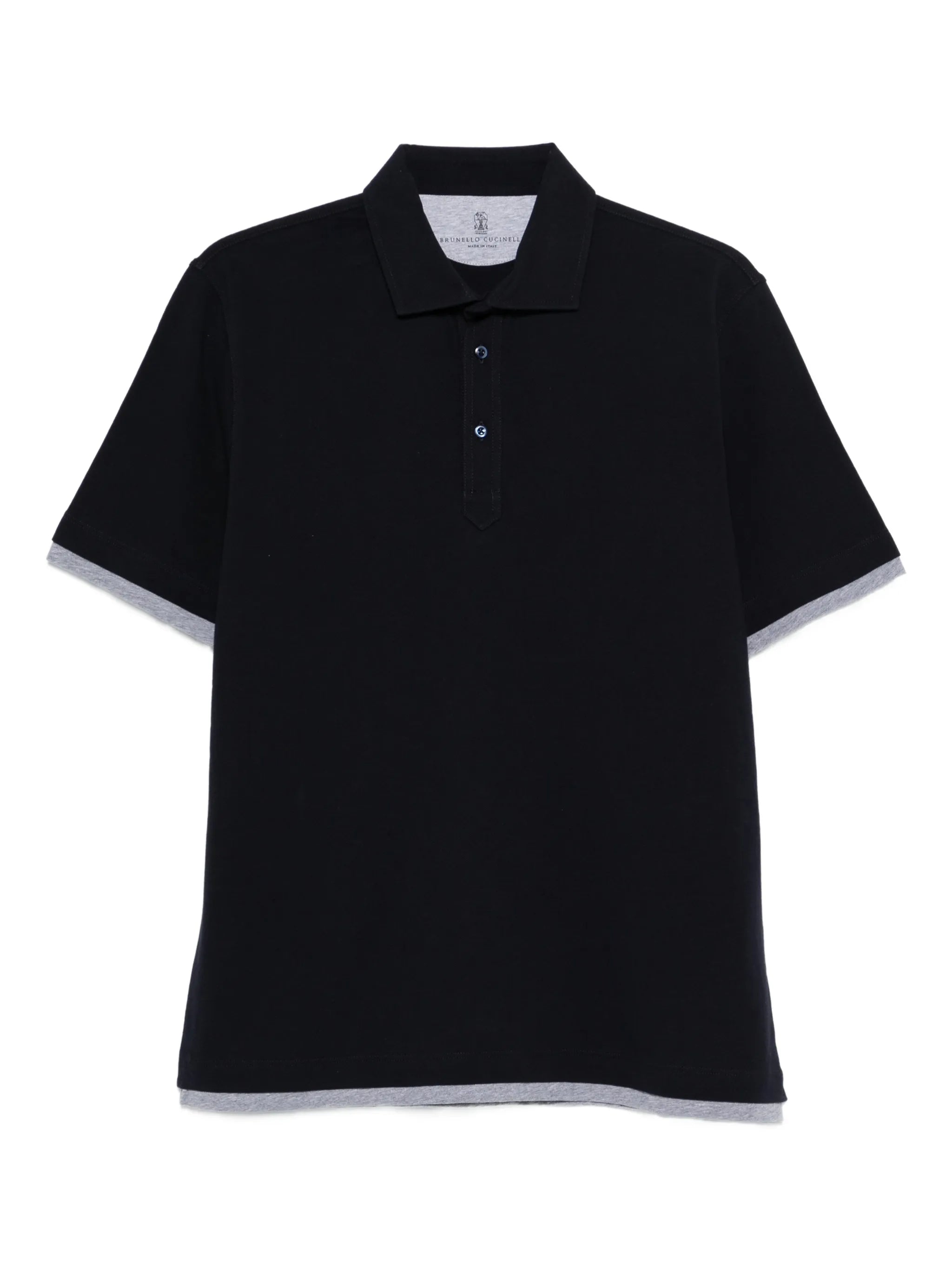 Brunello Cucinelli Brunello Cucinelli Buttoned Trim Polo Shirt