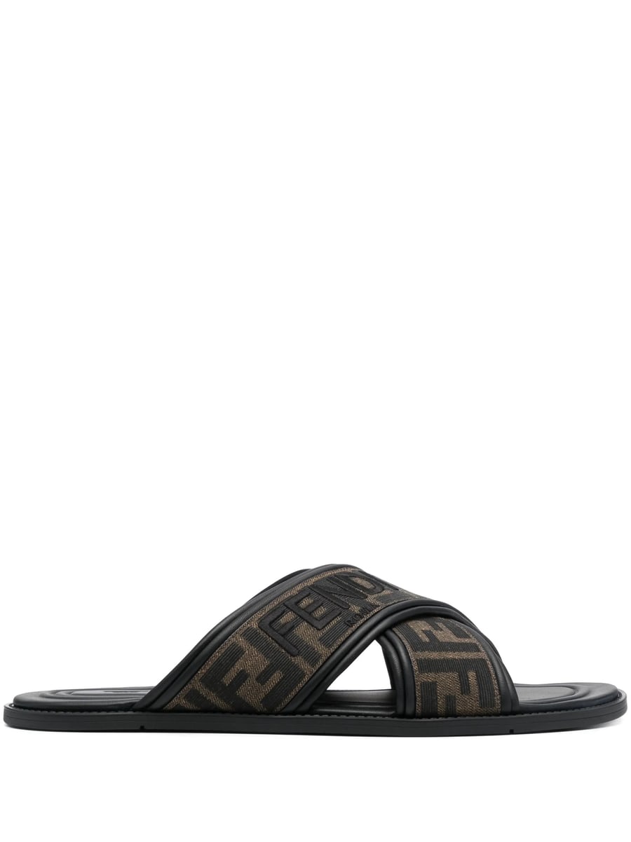 Fendi Fendi FF-jacquard Slides