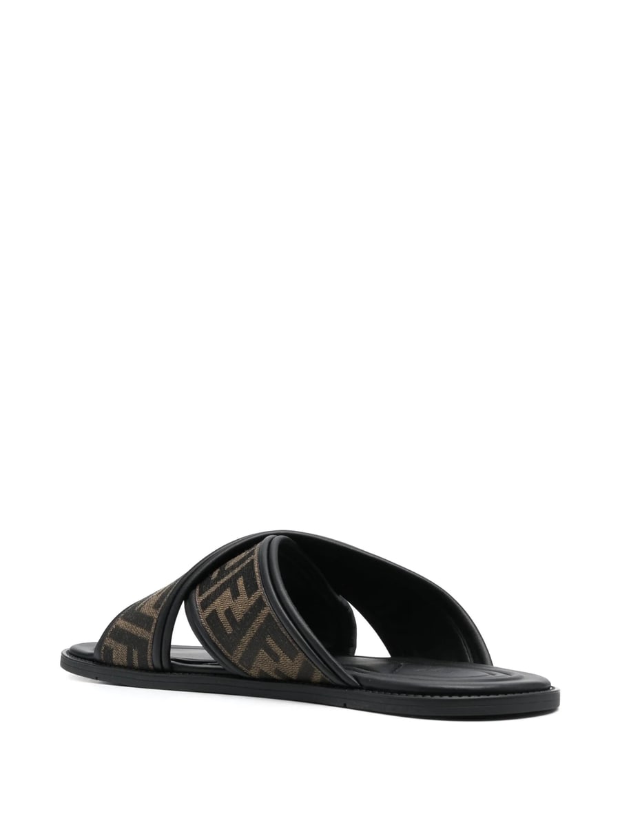 Fendi Fendi FF-jacquard Slides, view 2