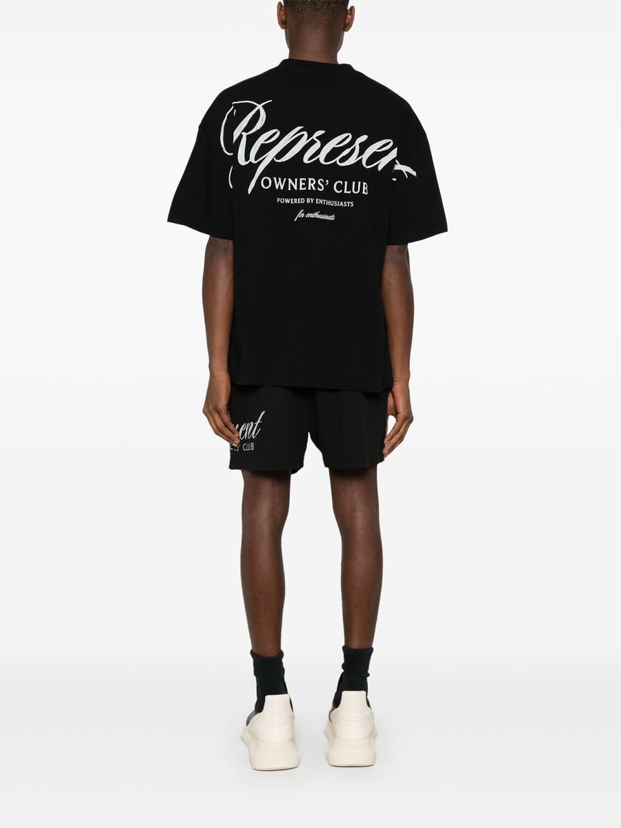 Represent Represent Owners' Club Script-logo T-shirt, view 2