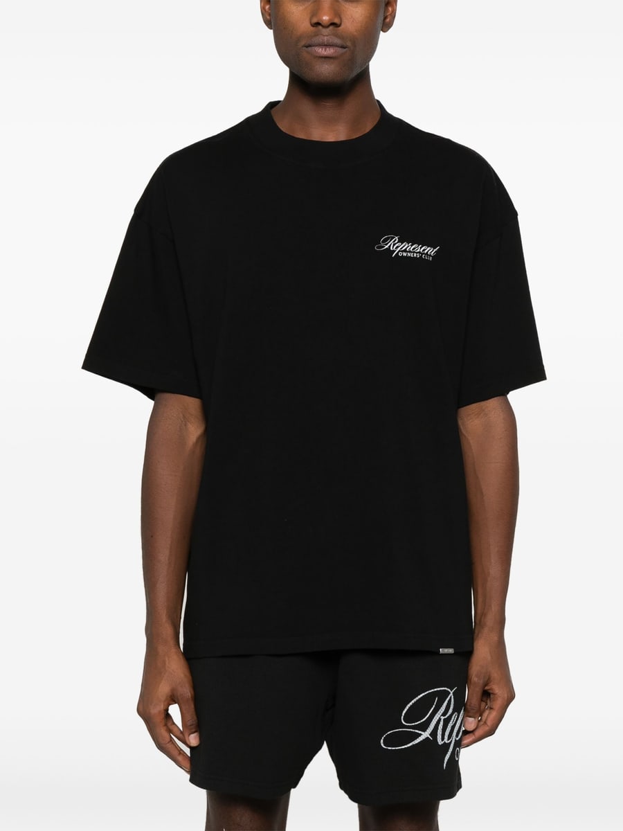 Represent Represent Owners' Club Script-logo T-shirt, view 4