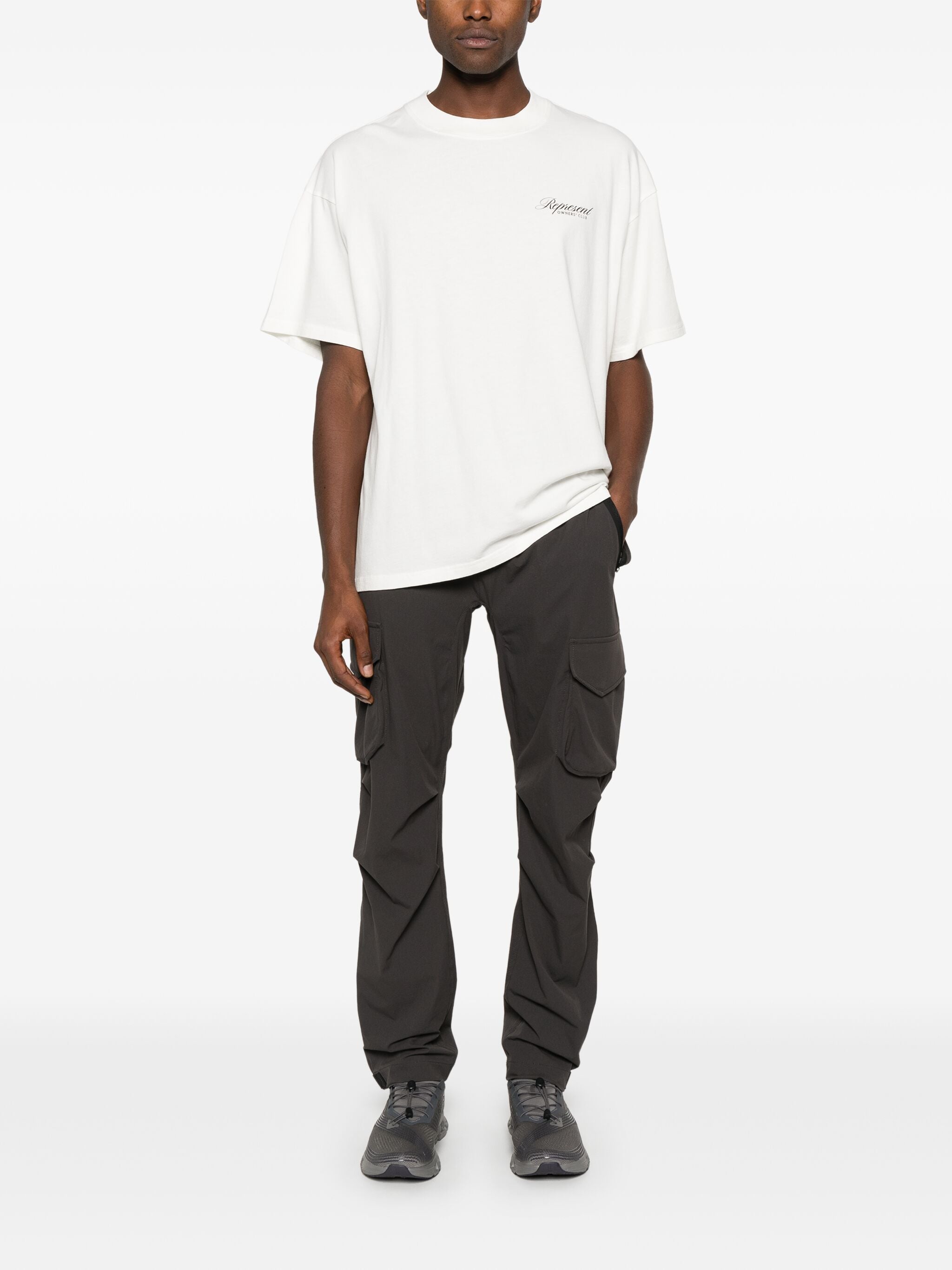 Represent Represent Owners Club Script Logo-print T-shirt, view 2