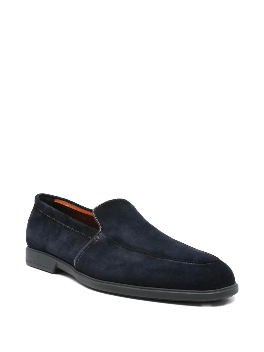 Santoni Santoni Suede Loafers, view 3