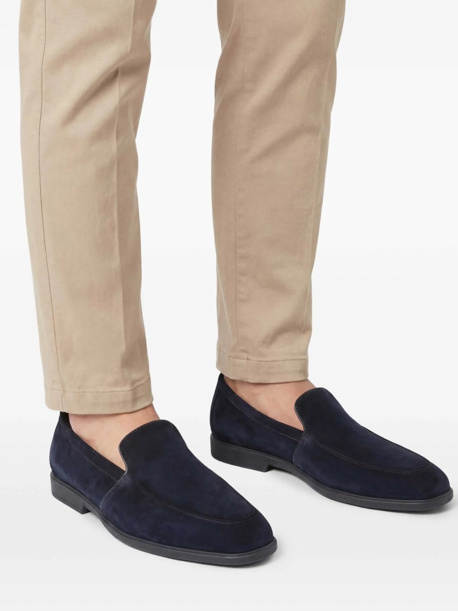 Santoni Santoni Suede Loafers, view 5