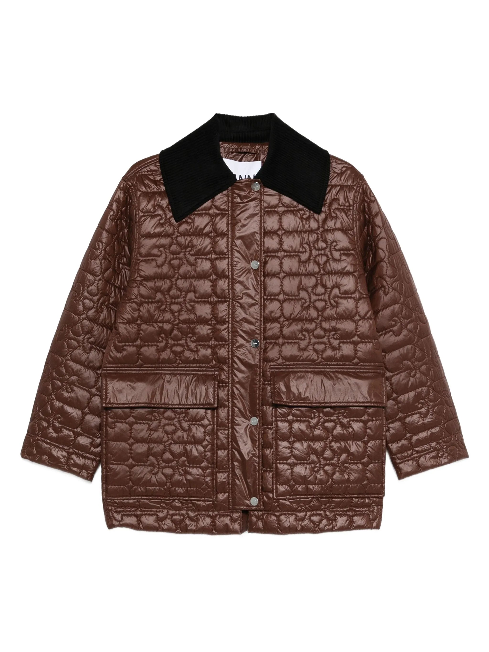 Ganni Ganni Quilted Coat