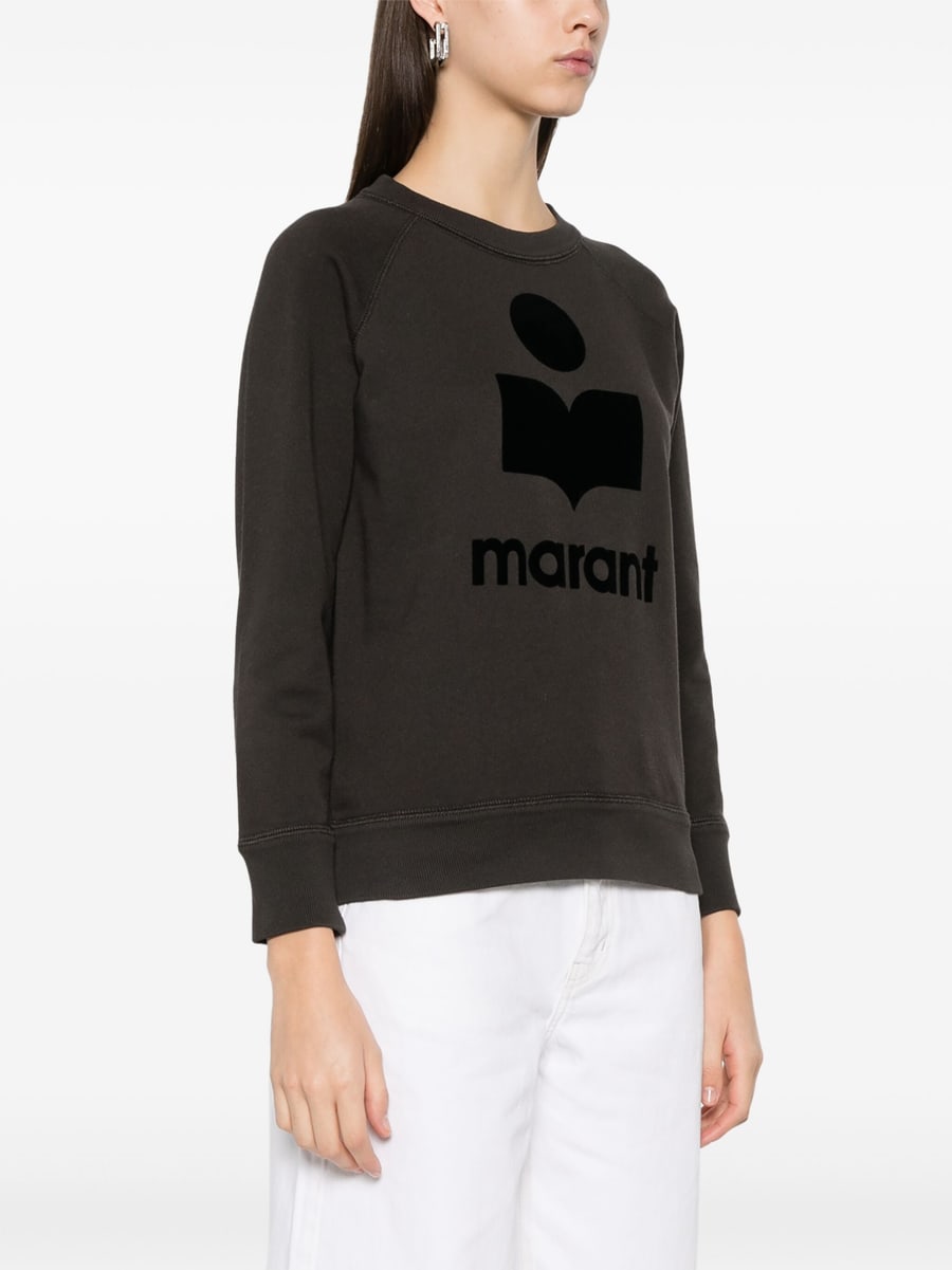 Marant Étoile Marant Étoile Flocked-logo Sweatshirt, view 2