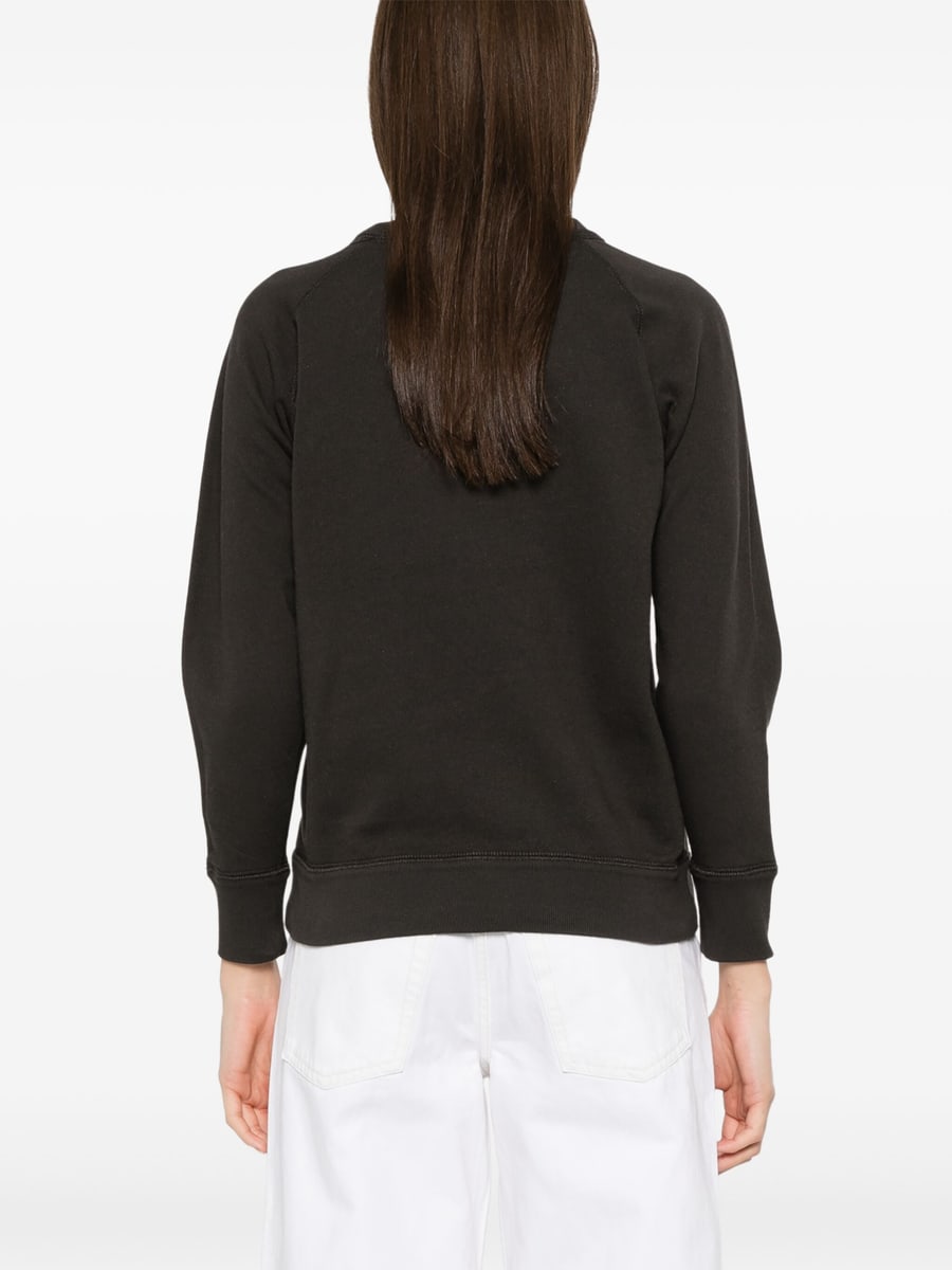 Marant Étoile Marant Étoile Flocked-logo Sweatshirt, view 3