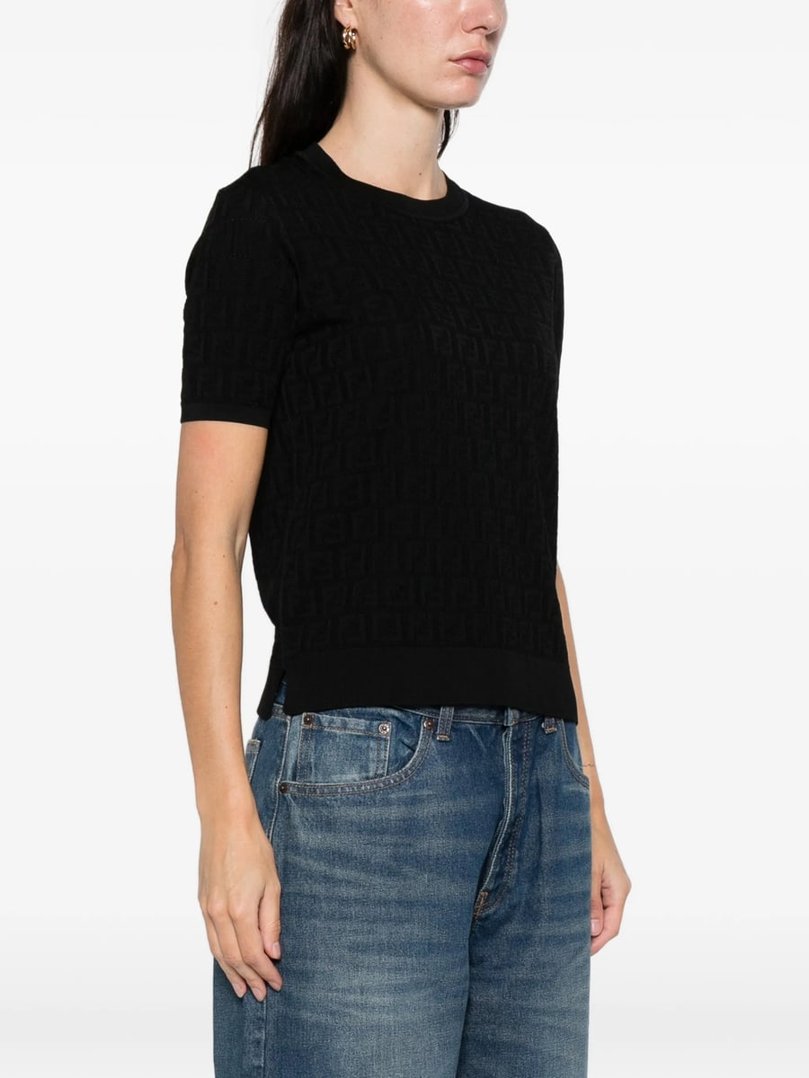 Fendi Fendi Pattern Short-sleeve Top, view 2