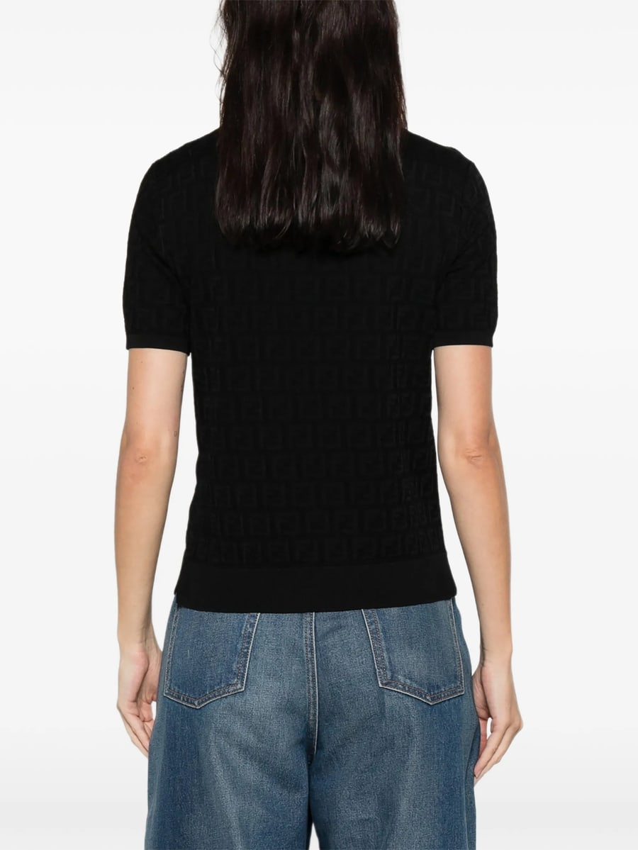 Fendi Fendi Pattern Short-sleeve Top, view 5