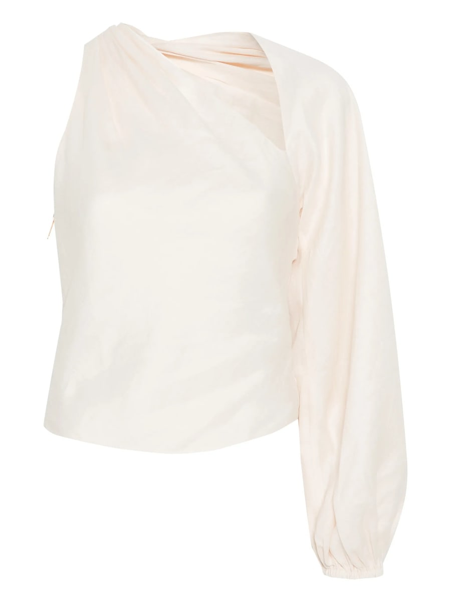 self-portrait Self-portrait Draped-sleeve Top