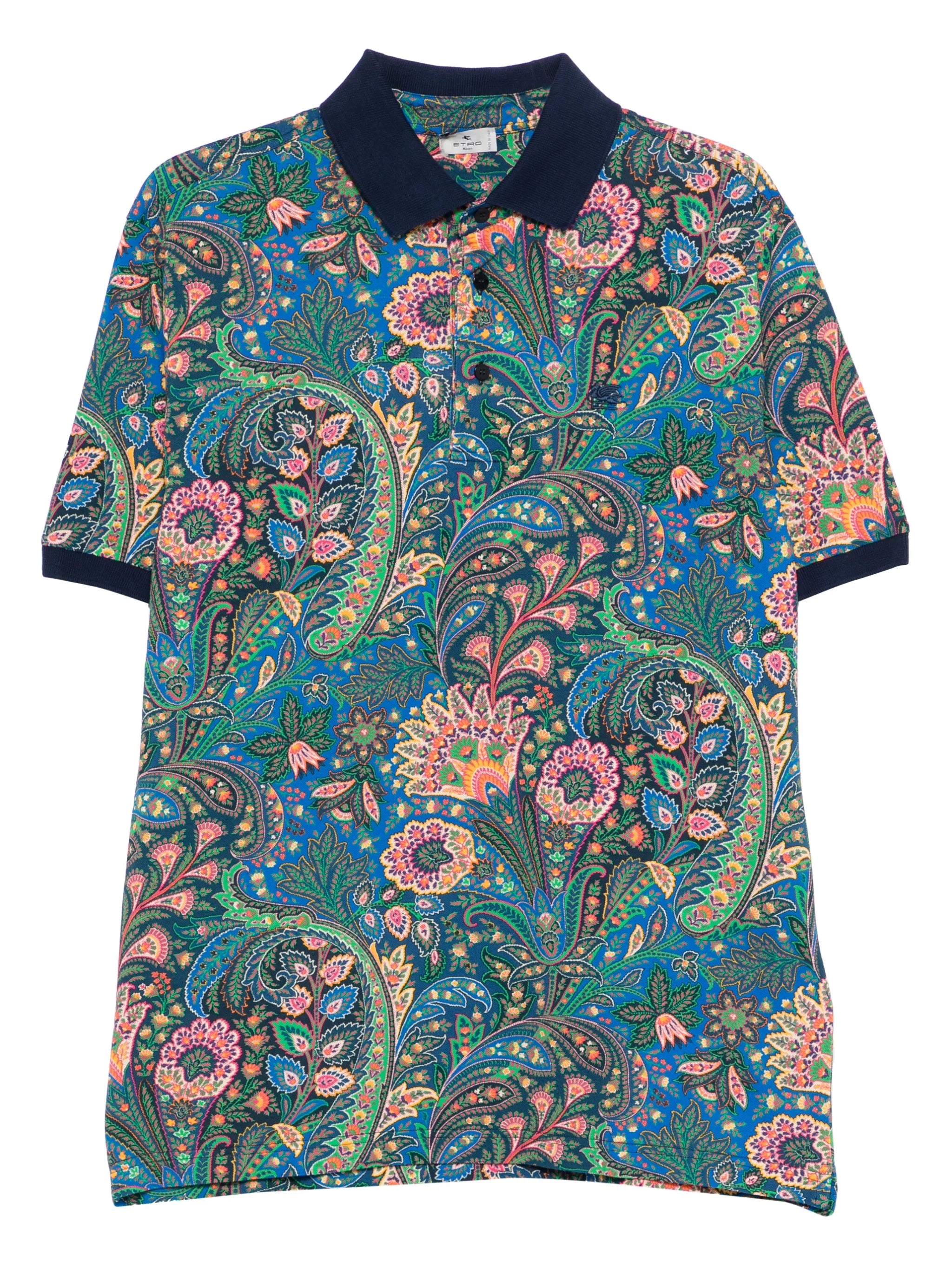 Etro Etro Paisley-print Polo Shirt