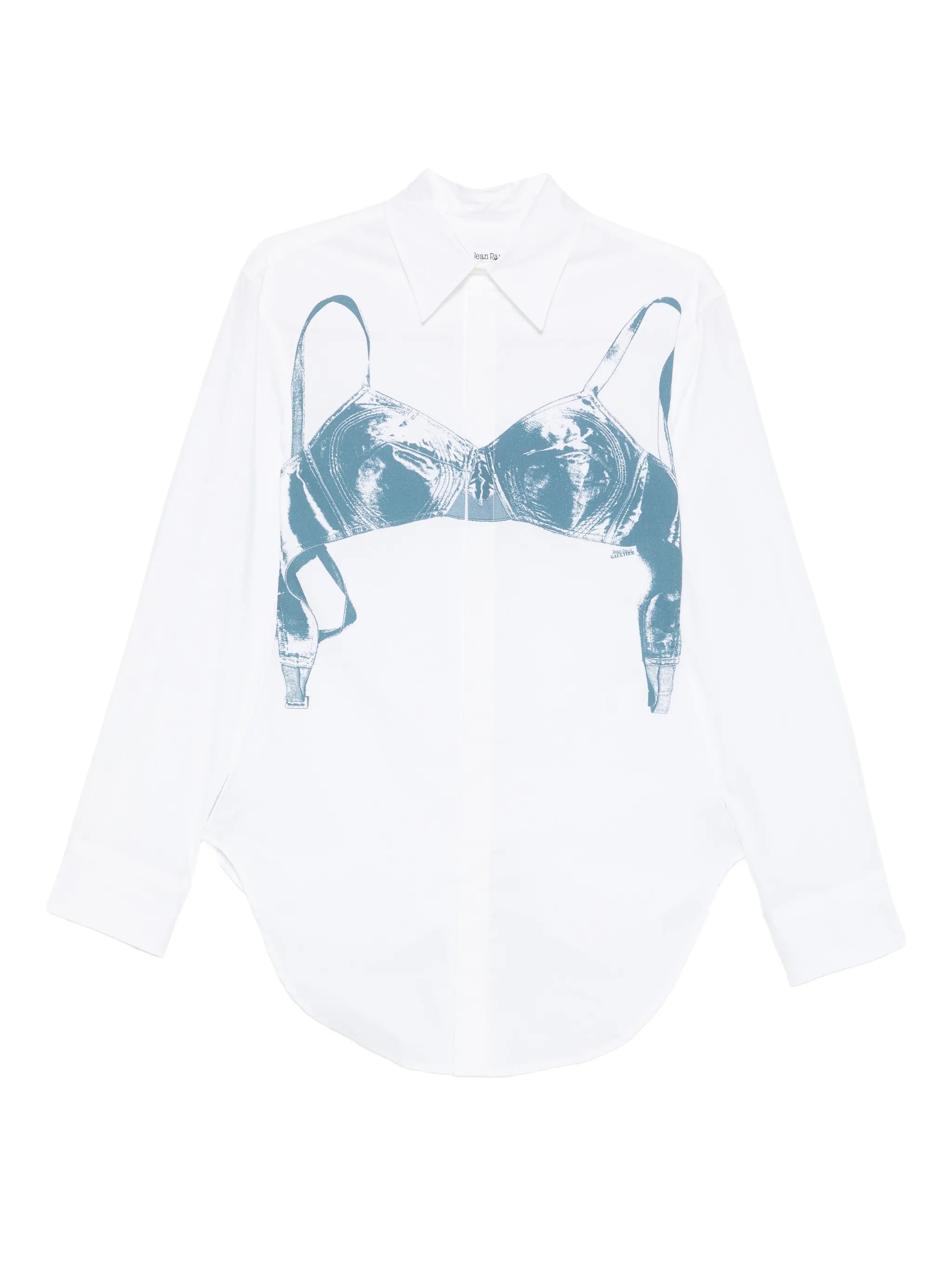 Jean Paul Gaultier Jean Paul Gaultier Bra-print Cotton Shirt